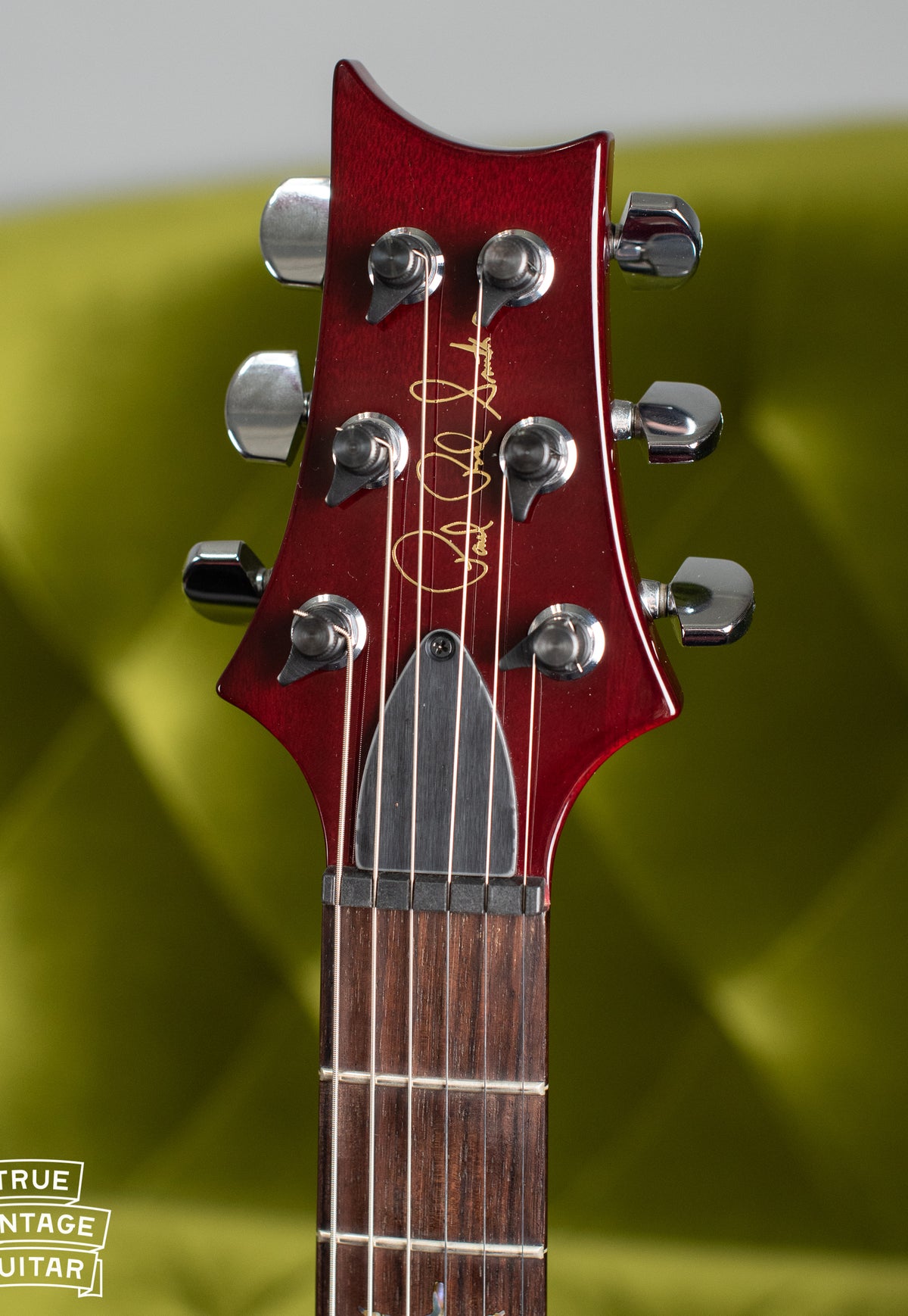 1996 Paul Reed Smith PRS Custom 24 headstock