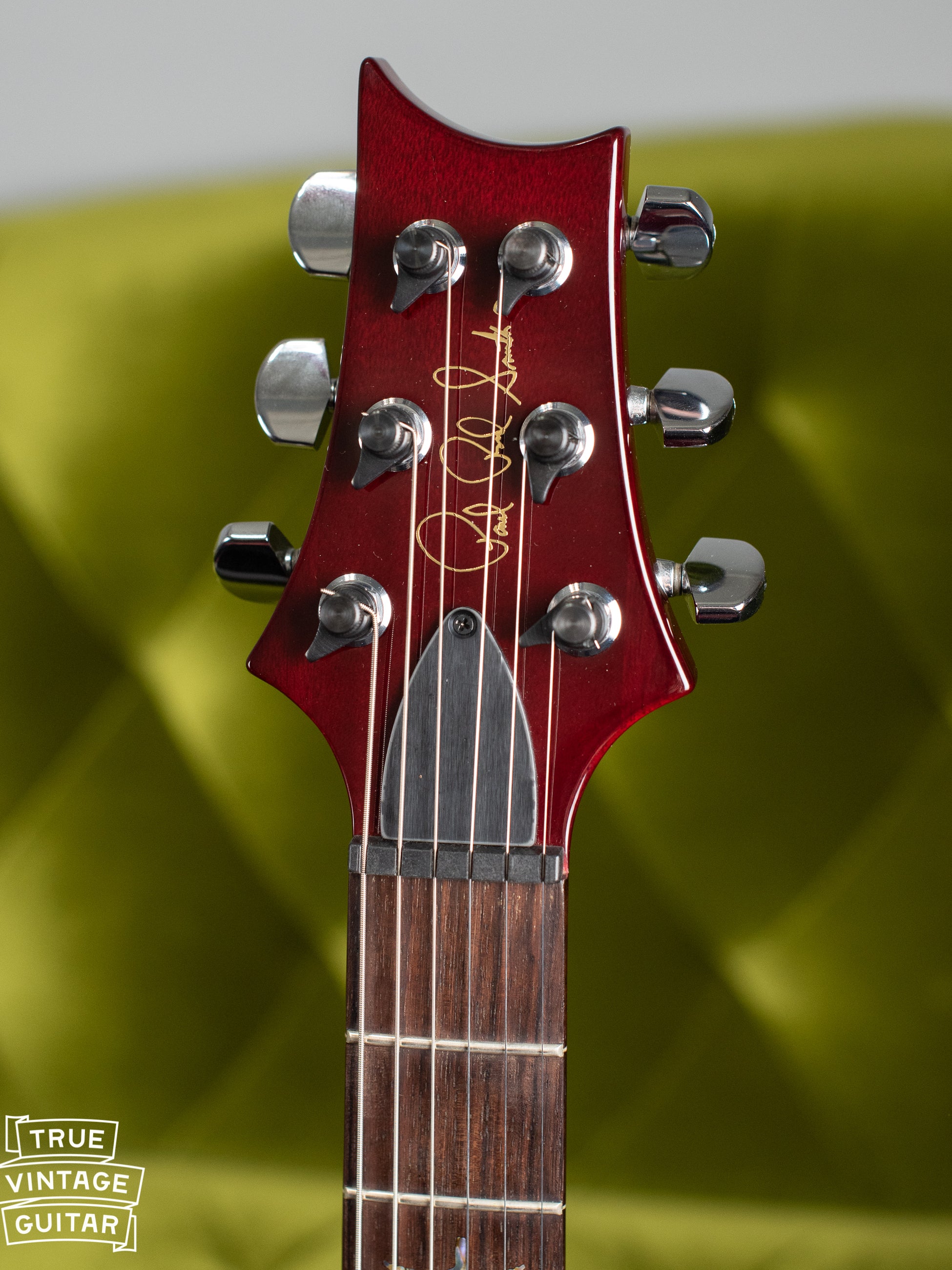 1996 Paul Reed Smith PRS Custom 24 headstock