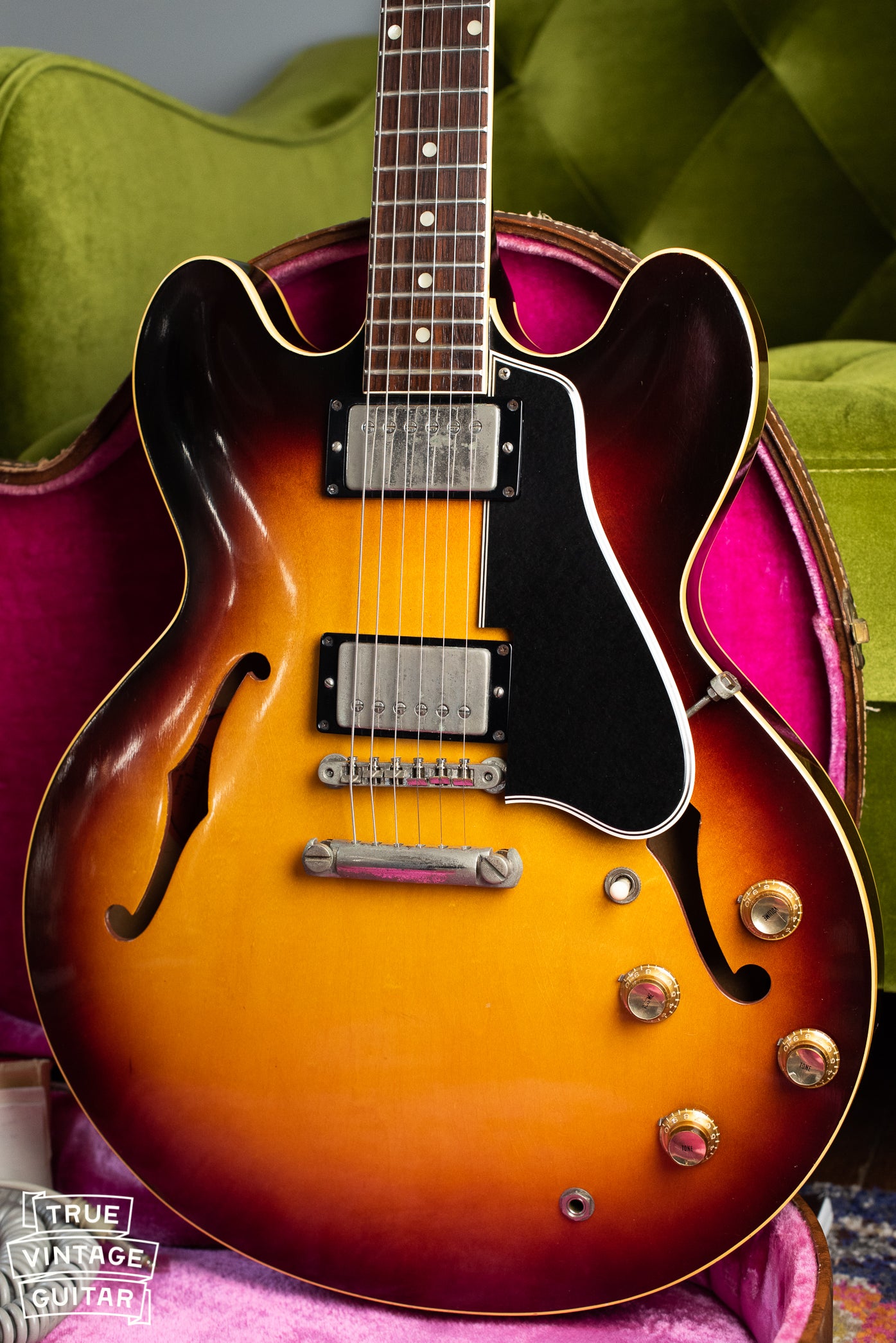 1960 Gibson ES-335TD Sunburst Stop Tailpiece original case