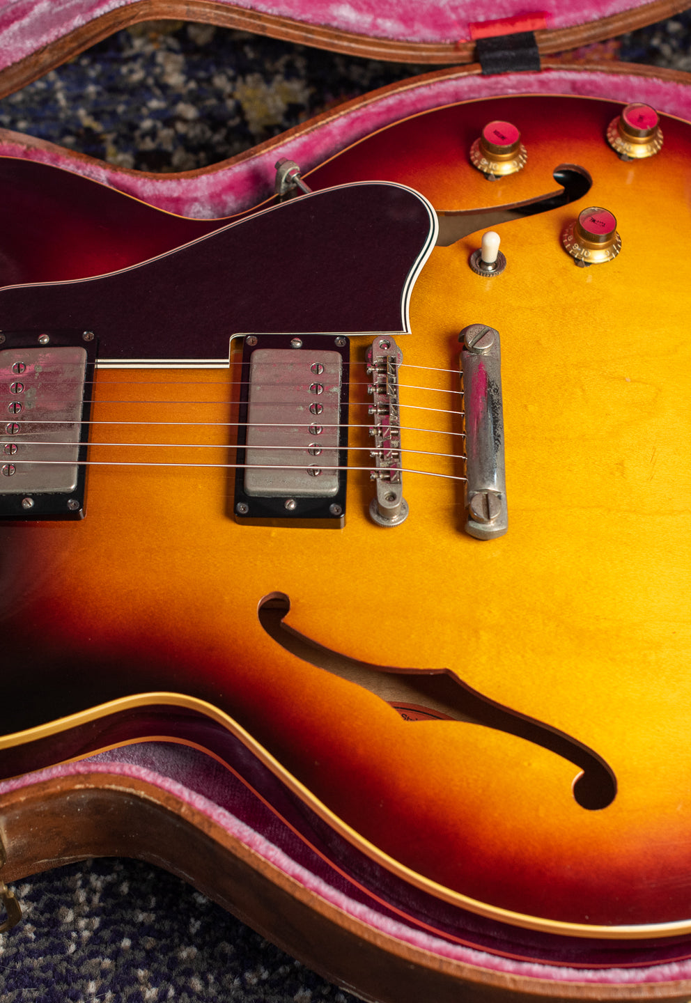 1960 Gibson ES-335TD Sunburst Stop Tailpiece original case