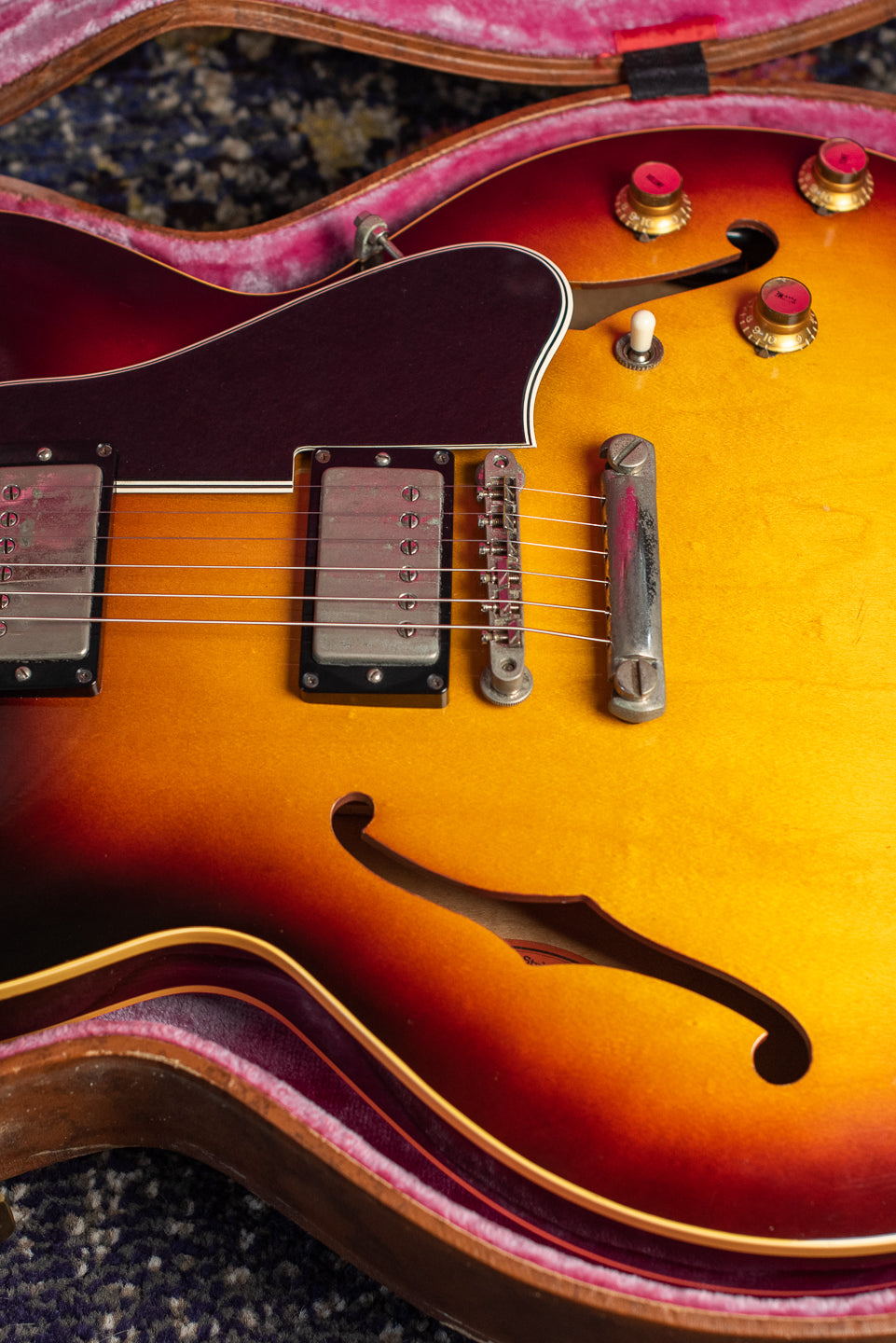 1960 Gibson ES-335TD Sunburst Stop Tailpiece original case