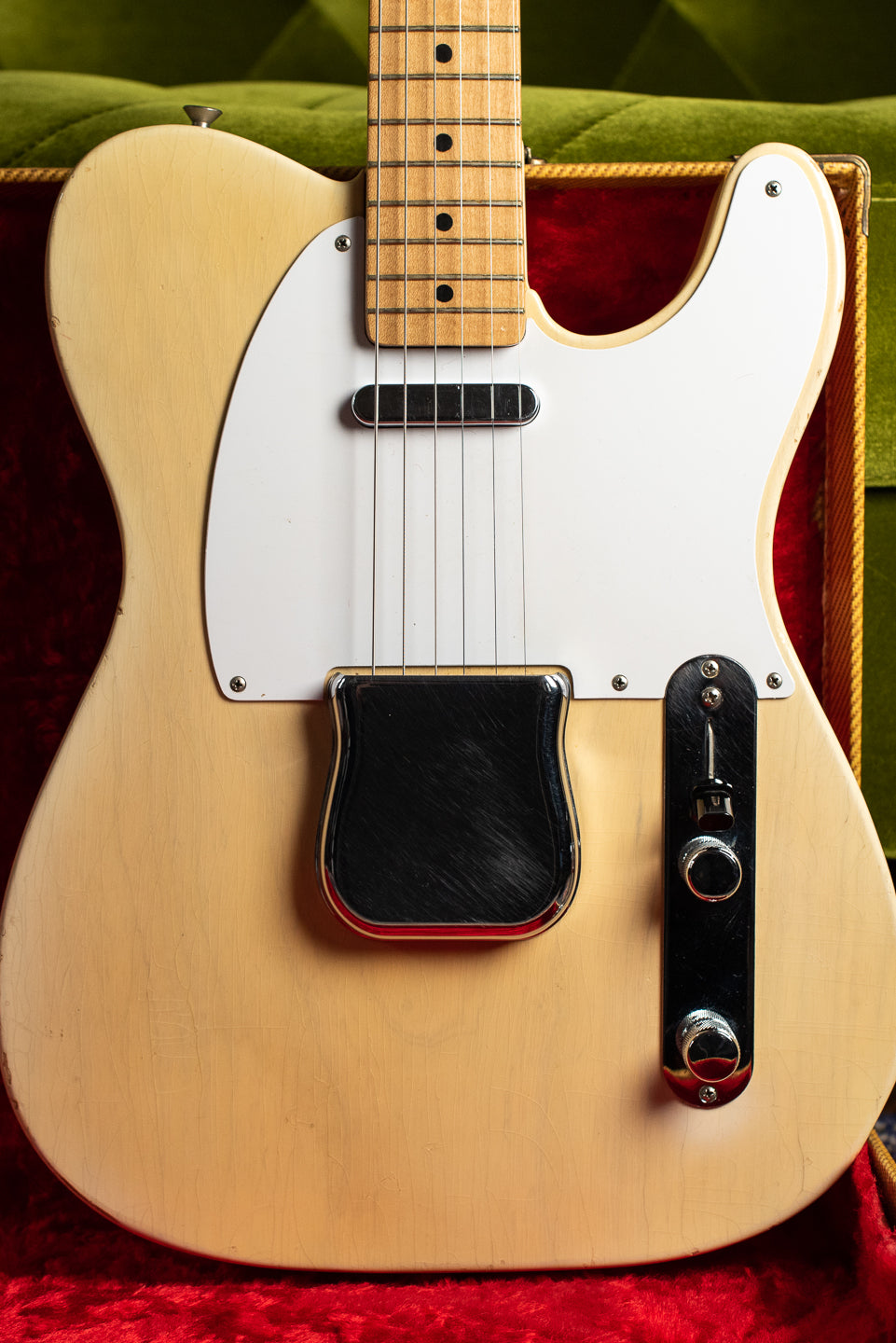 1957 Fender Telecaster Blond body with bridge cover