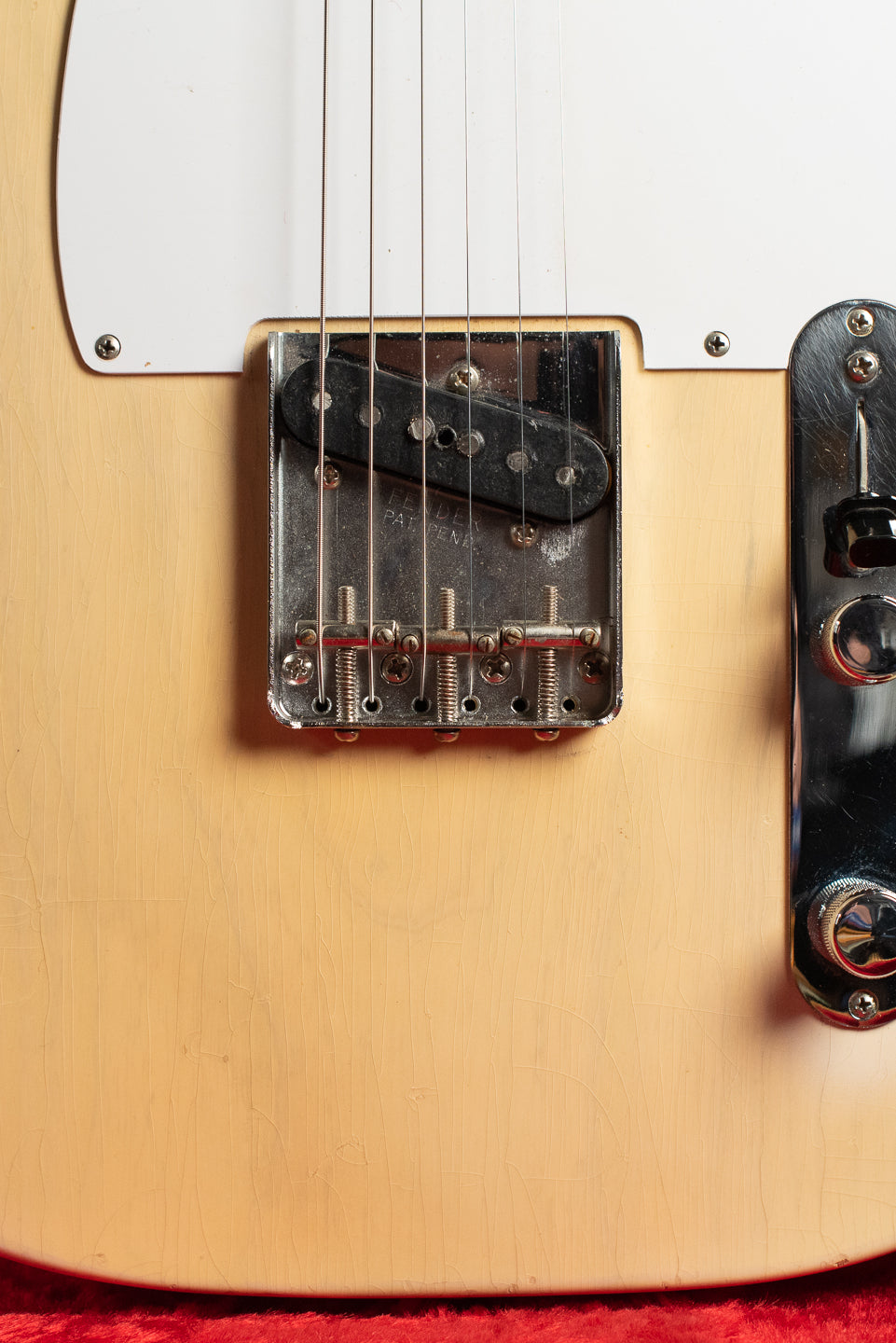 1957 Fender Telecaster Blond bridge plate