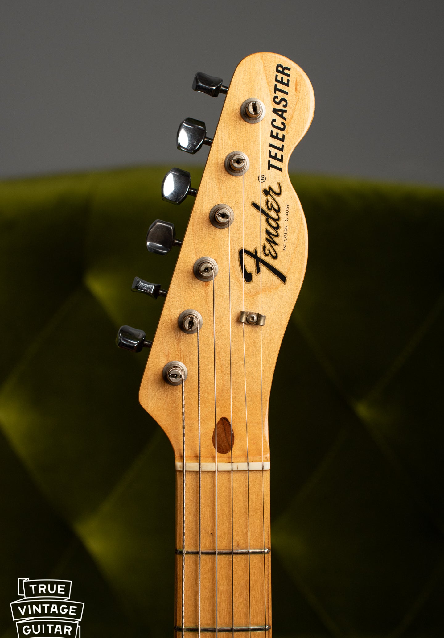 1969 Fender Telecaster Thinline headstock