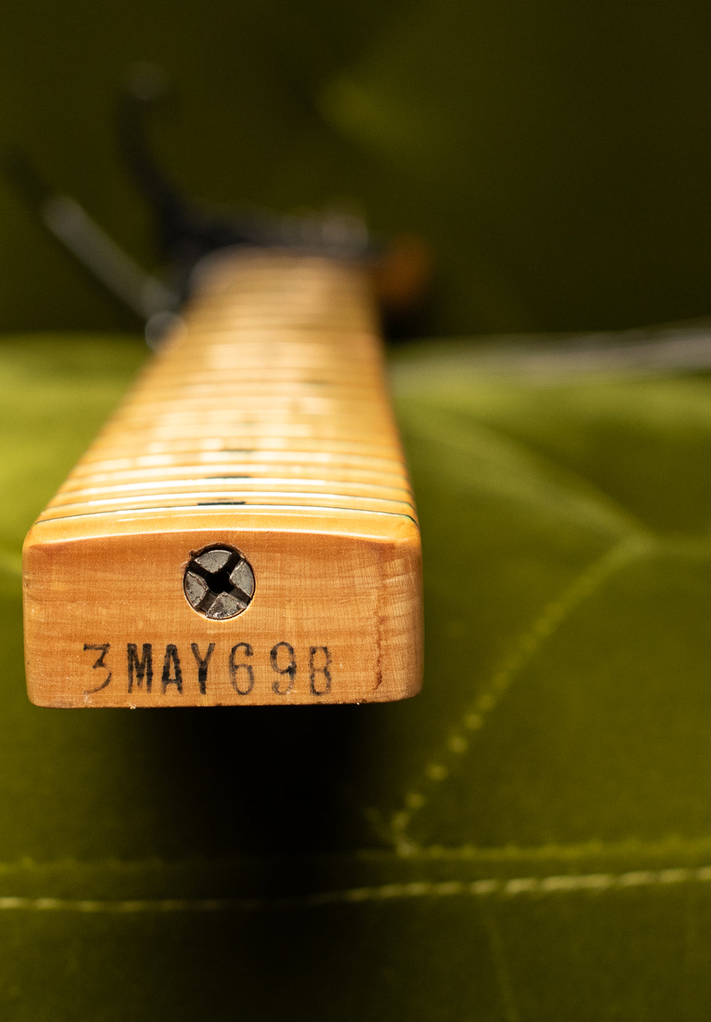 1969 Fender Telecaster Thinline neck heel date stamp