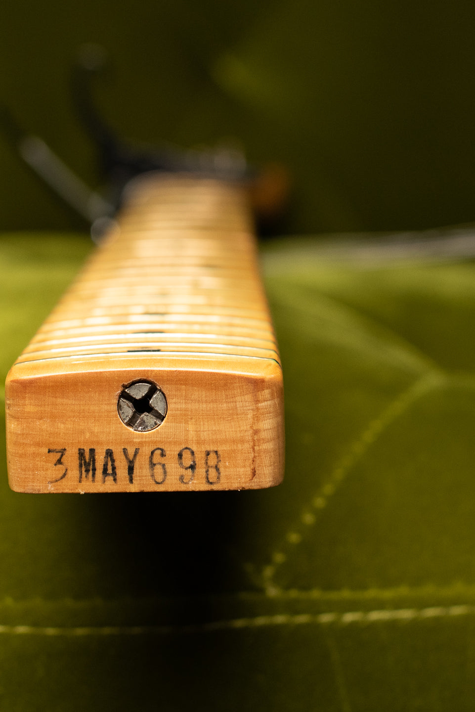 1969 Fender Telecaster Thinline neck heel date stamp