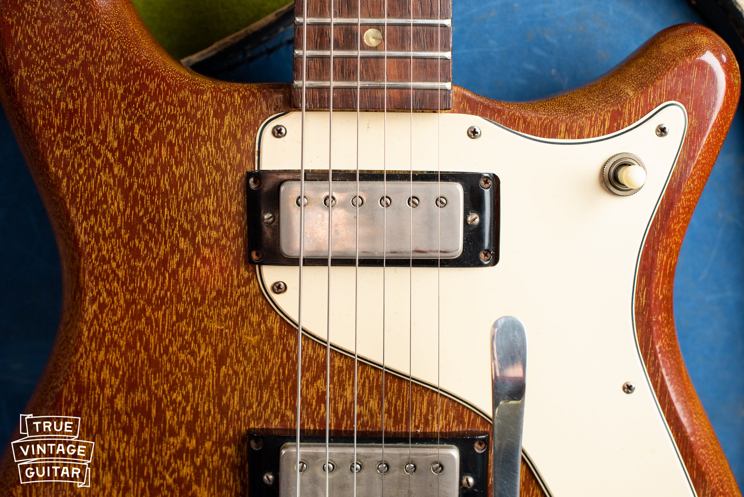 1965 Epiphone Wilshire Red Fox neck pickup