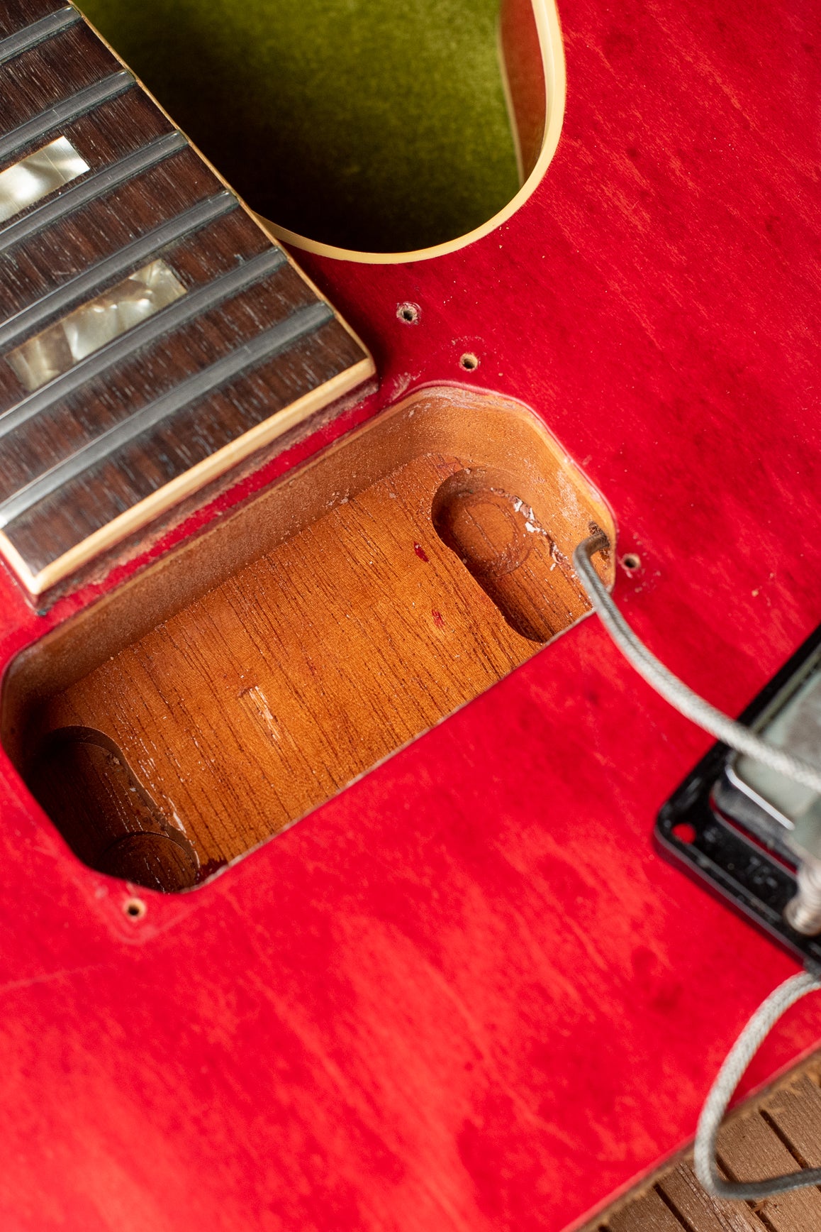 Neck Pocket, 1973 Gibson ES-335 TD Cherry