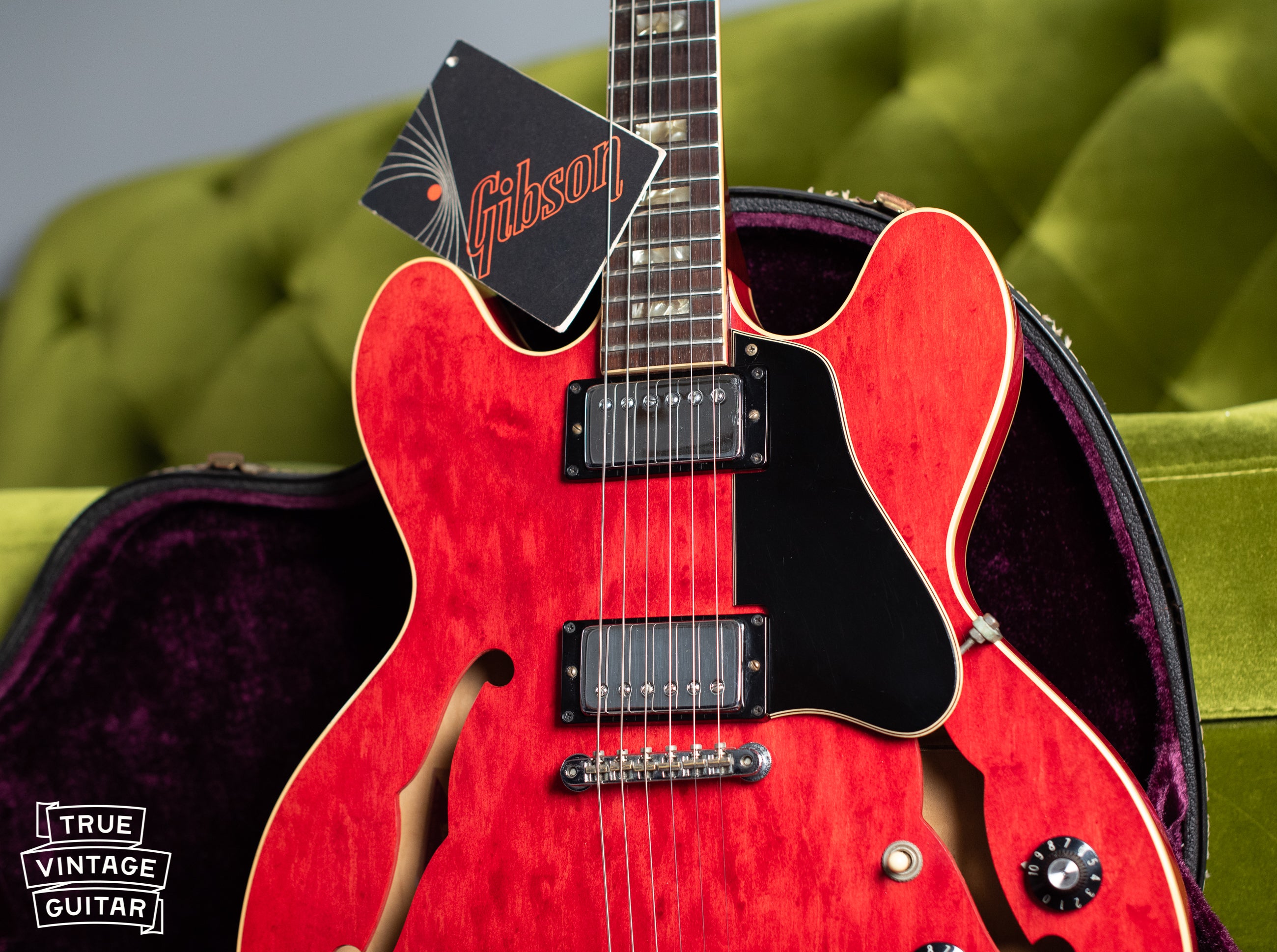 Humbucking pickups, 1973 Gibson ES-335 TD Cherry