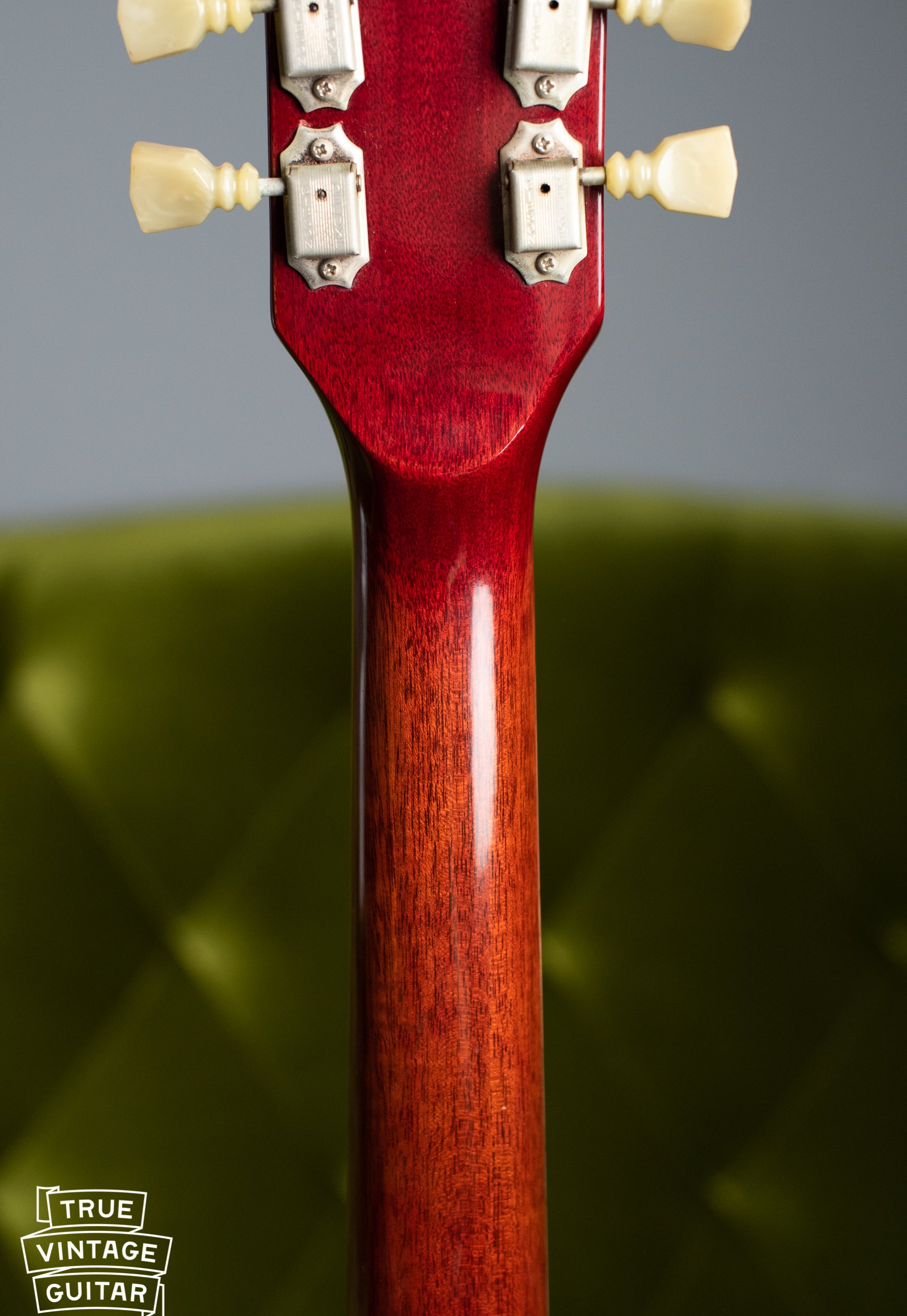 Neck volute, 1973 Gibson ES-335 TD Cherry