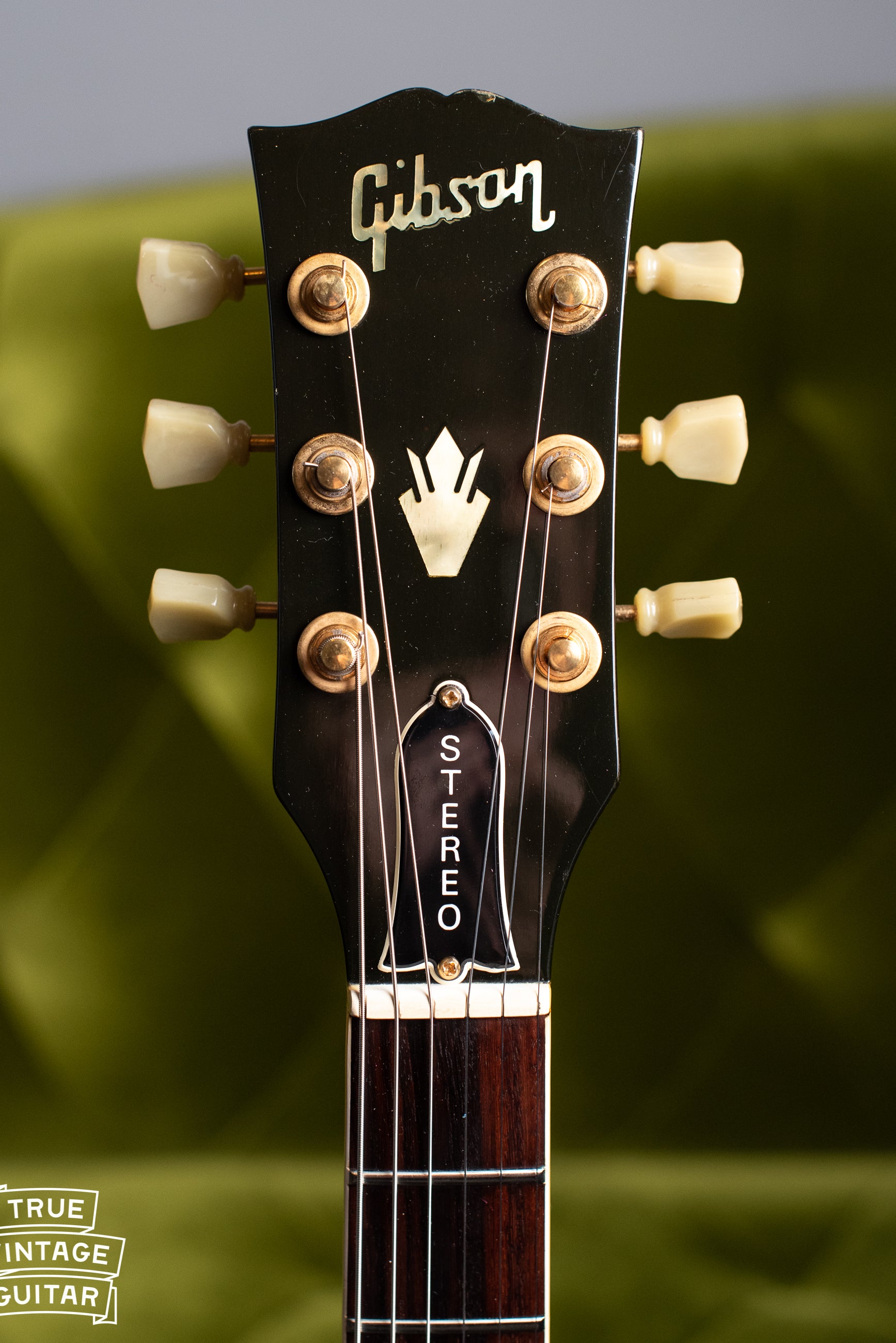 Headstock, 1976 Gibson ES-345 TD Sunburst