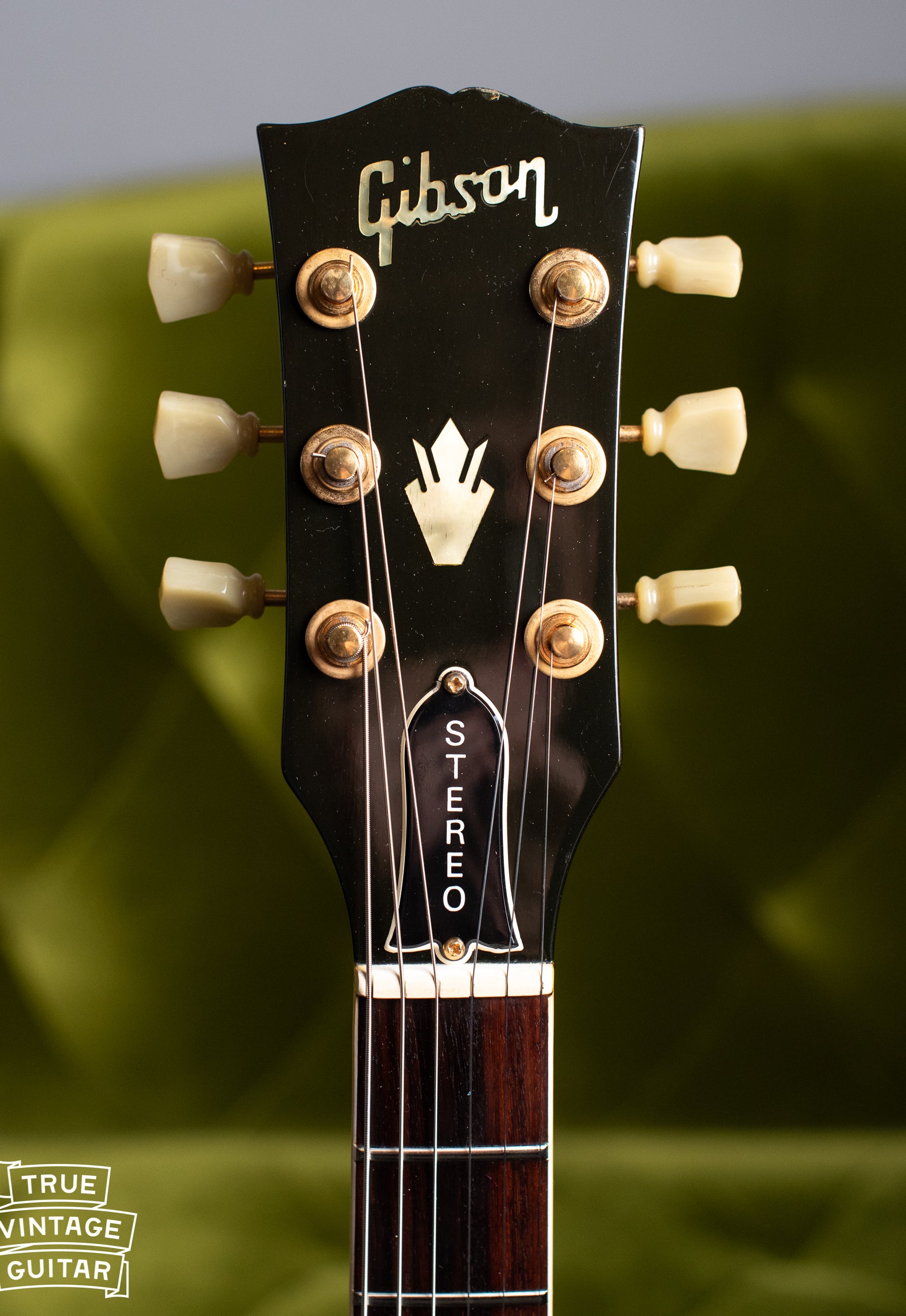Headstock, 1976 Gibson ES-345 TD Sunburst