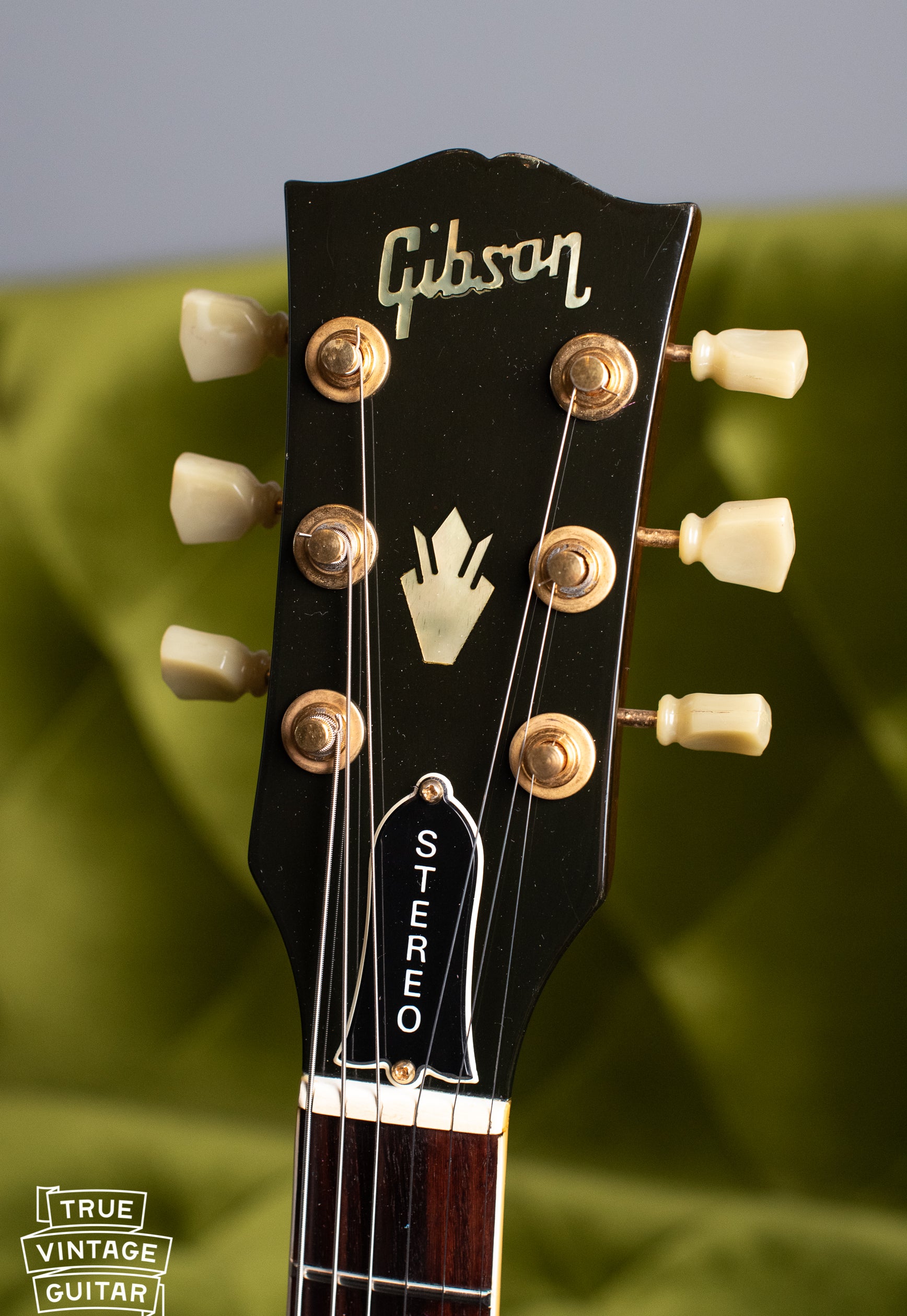 Headstock, 1976 Gibson ES-345 TD Sunburst