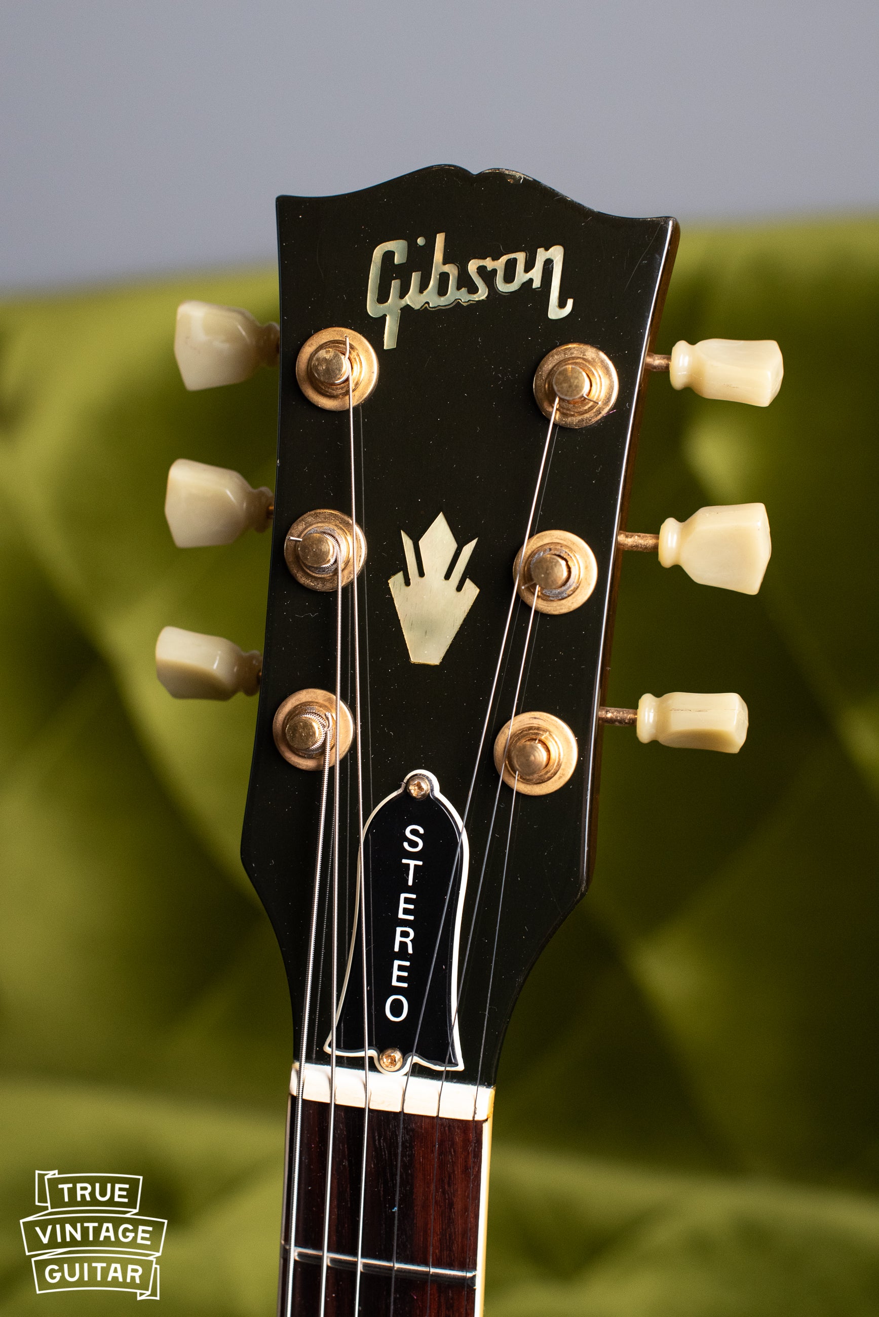 Headstock, 1976 Gibson ES-345 TD Sunburst