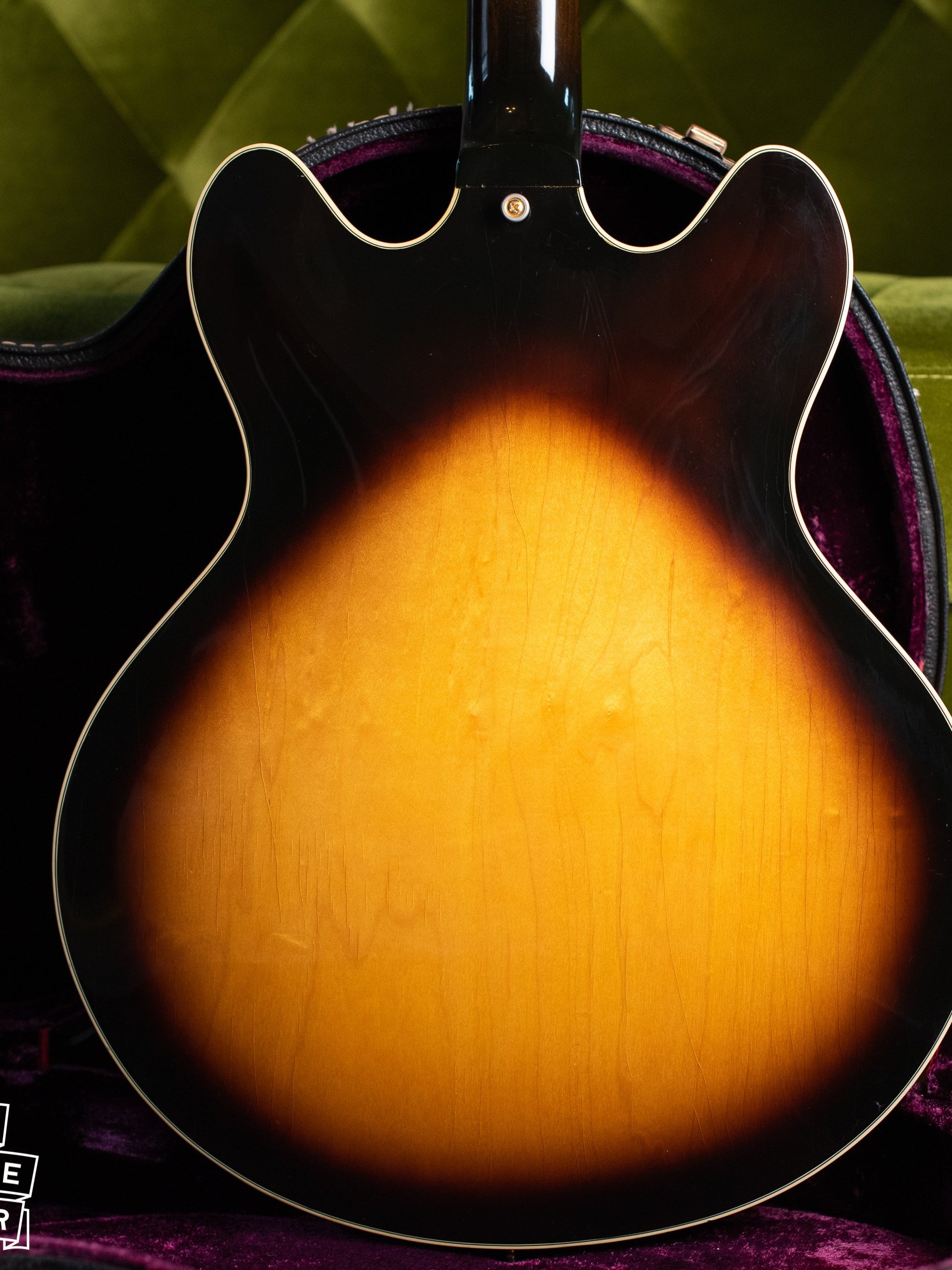 Back of body, 1976 Gibson ES-345 TD Sunburst