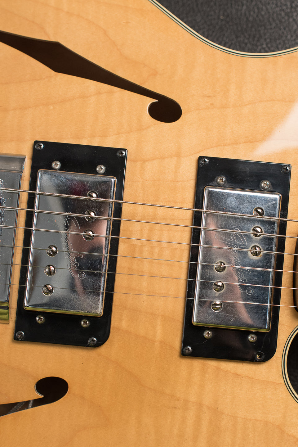 Wide Range Humbucking pickups, Humbuckers, Vintage 1976 Fender Starcaster Natural