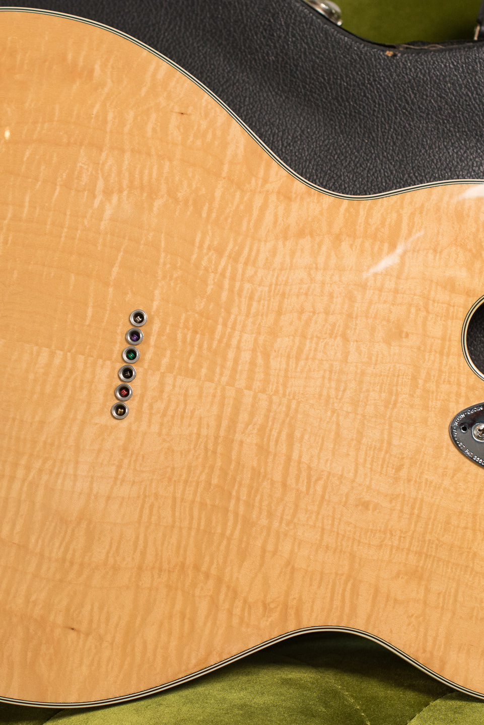 Back, Vintage 1976 Fender Starcaster Natural