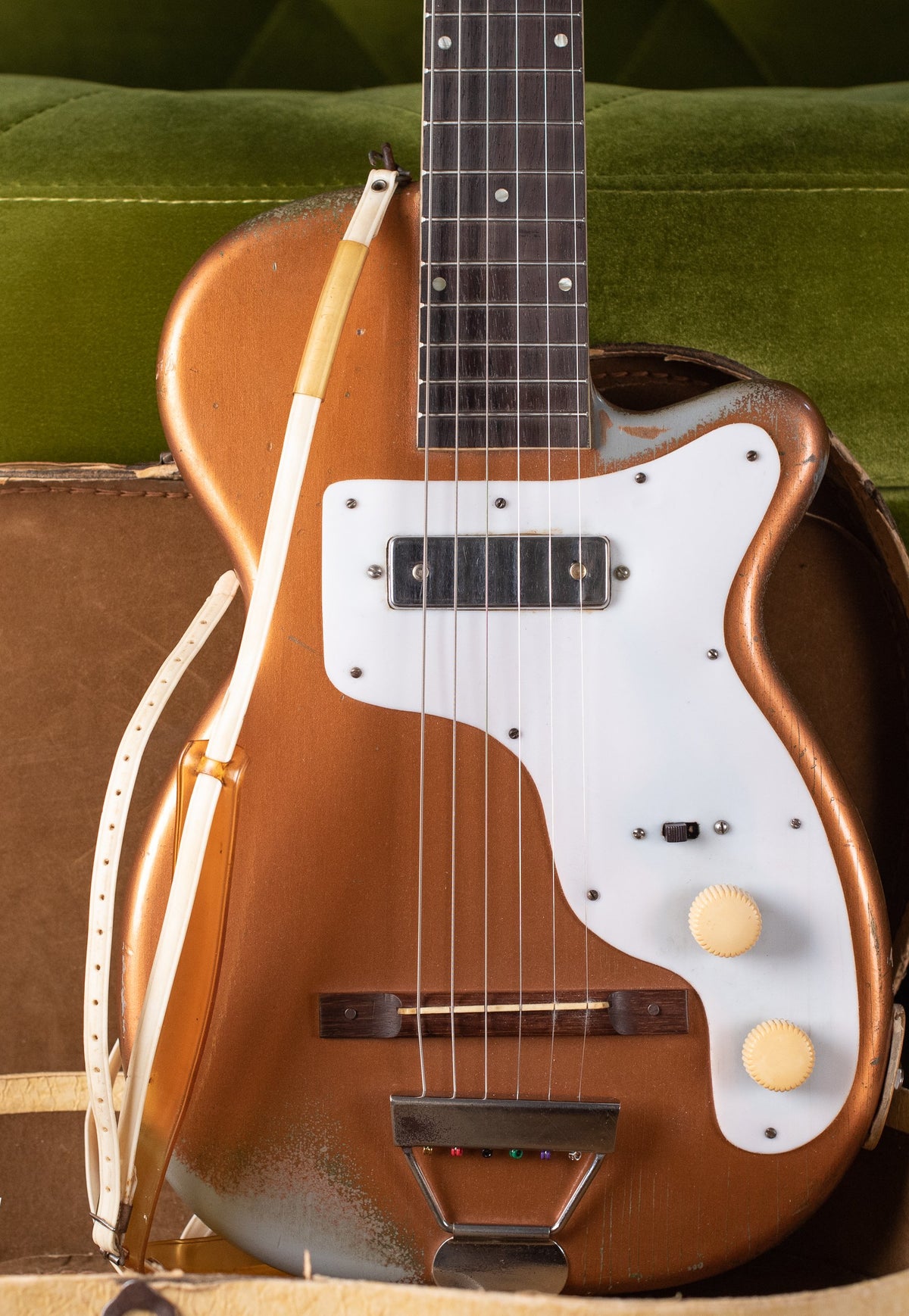 Original strap, Vintage Harmony H44 Stratotone