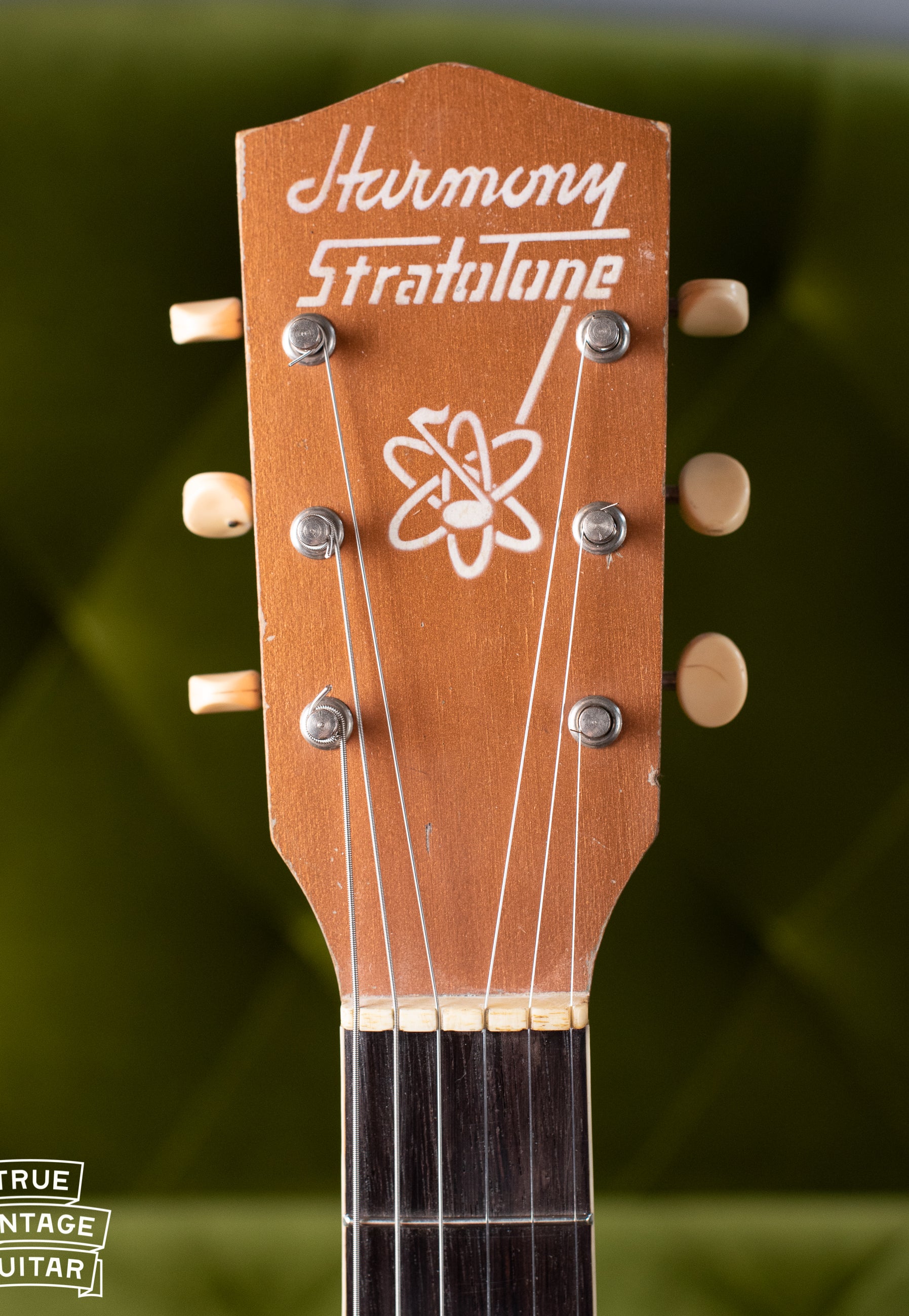Headstock, Vintage Harmony H44 Stratotone