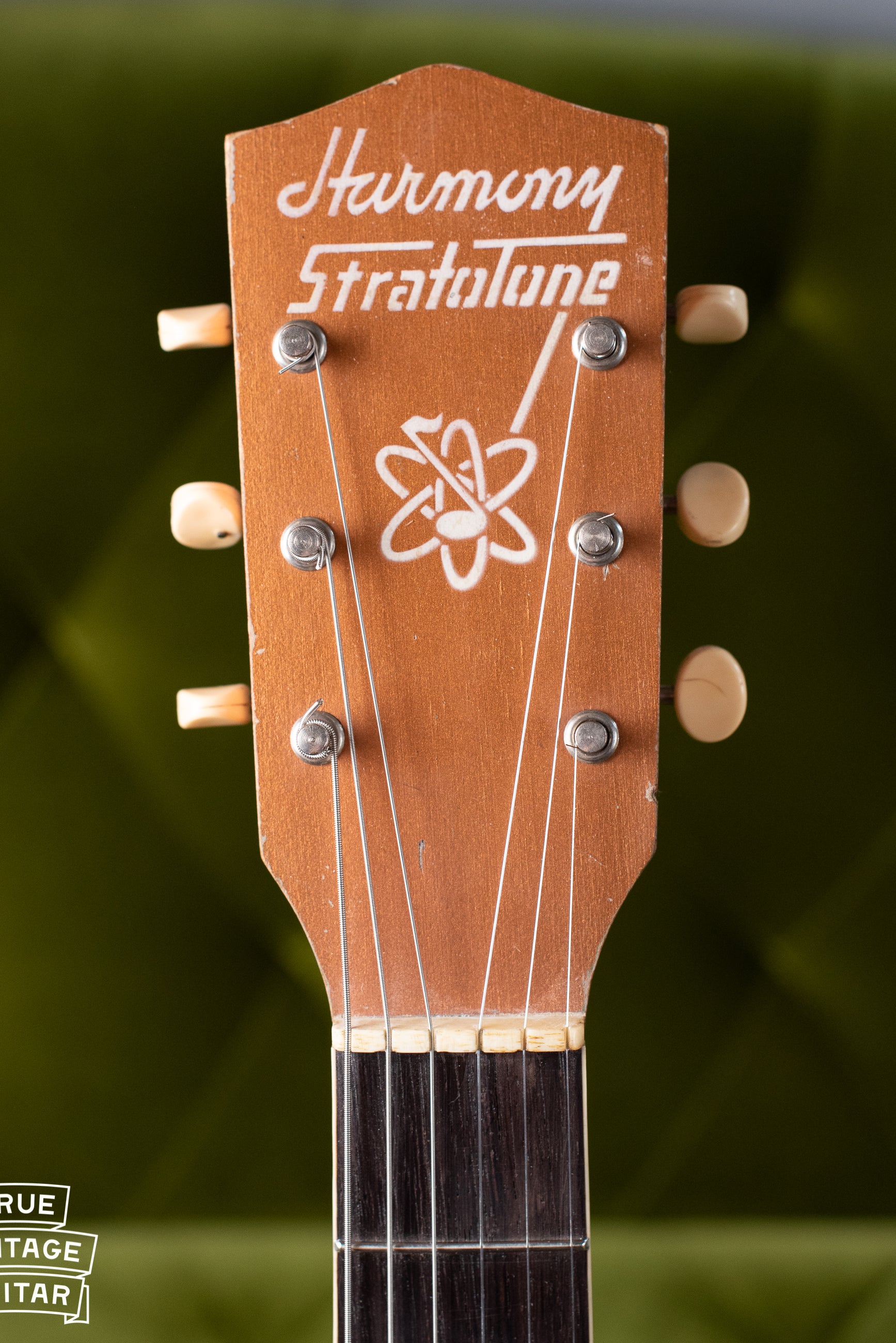 Headstock, Vintage Harmony H44 Stratotone