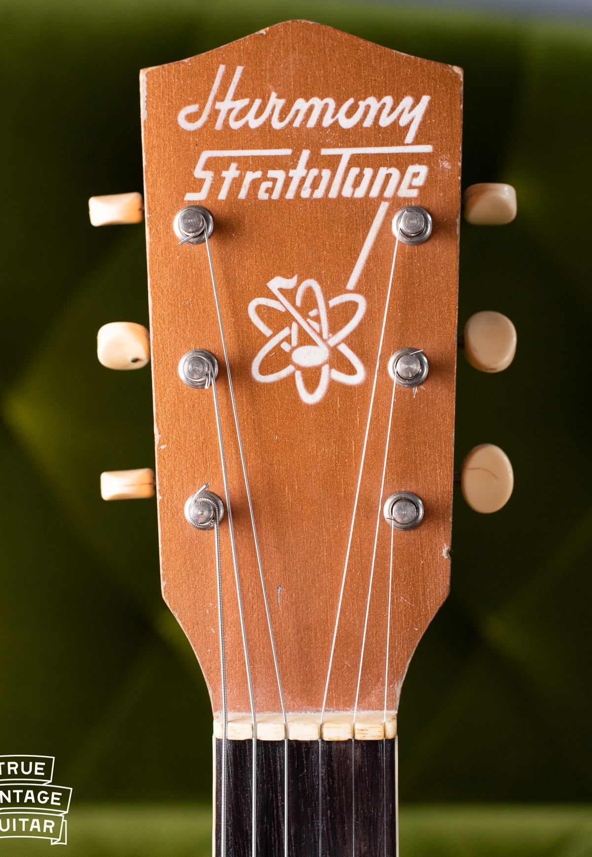 Headstock, Vintage Harmony H44 Stratotone