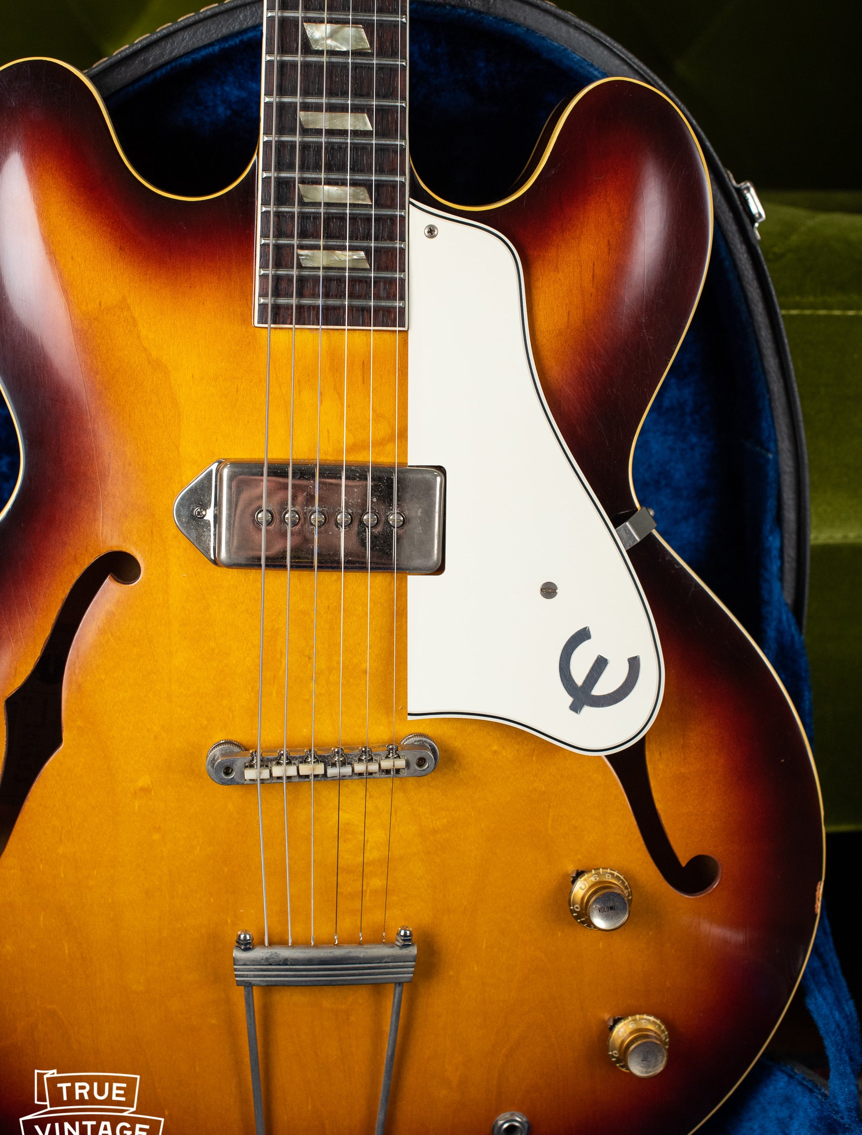 Epsilon E logo epiphone 1963 Casino