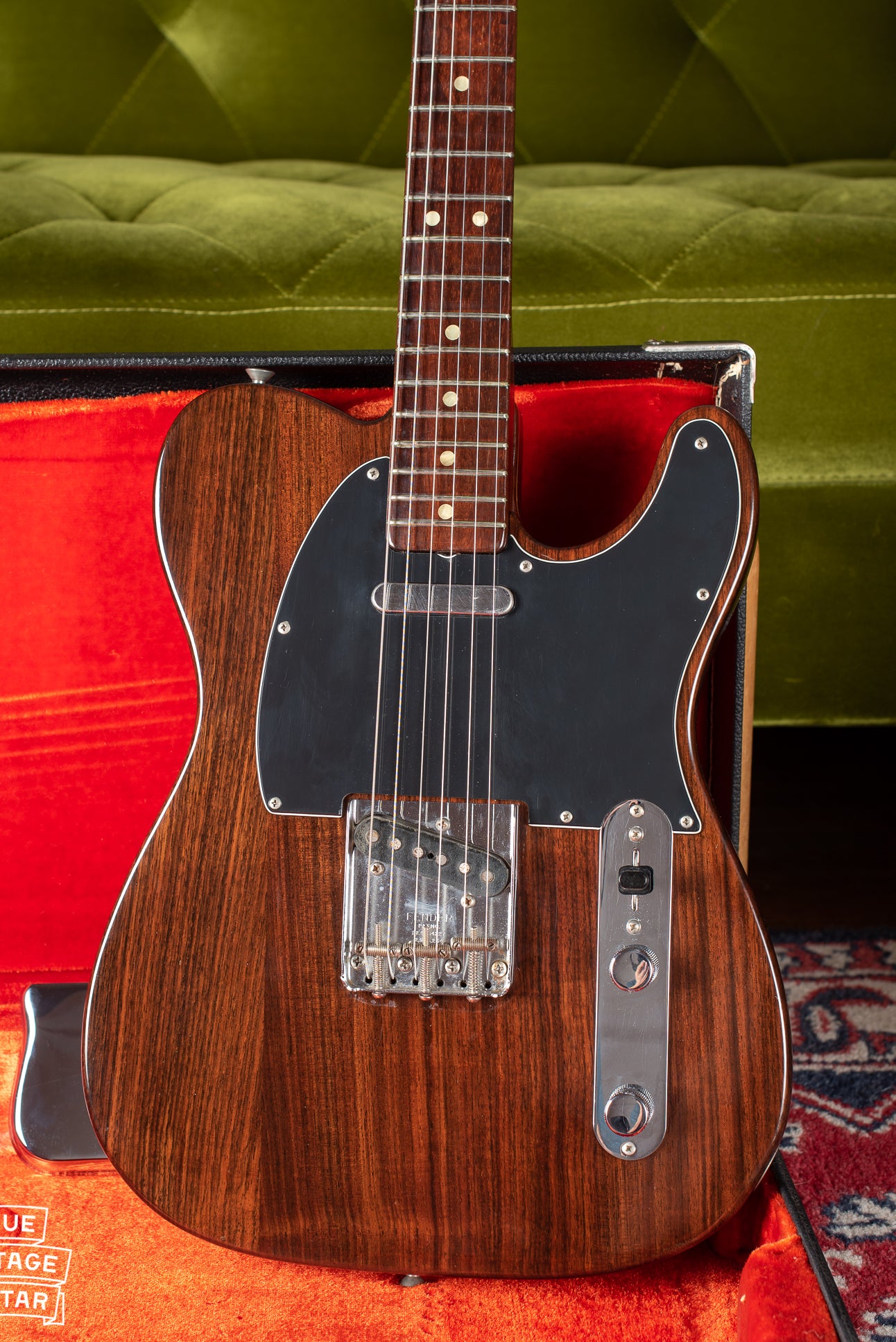 Fender Rosewood Telecaster with bridge cover removed