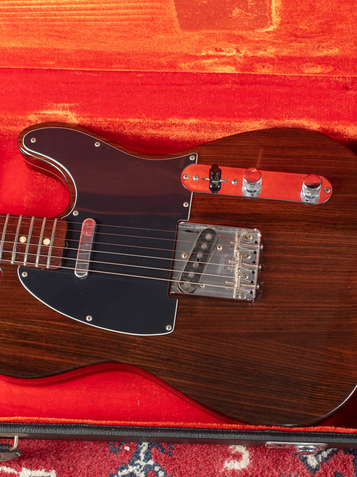 Fender Rosewood Telecaster 1971 with bridge cover in its original case