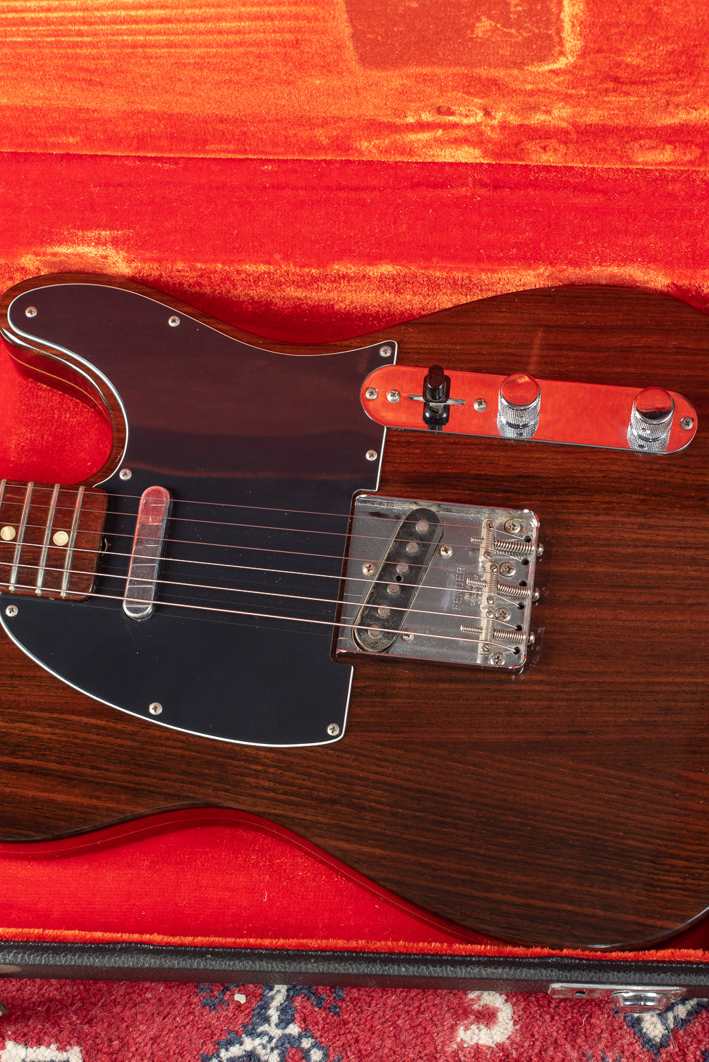 Fender Rosewood Telecaster 1971 with bridge cover in its original case