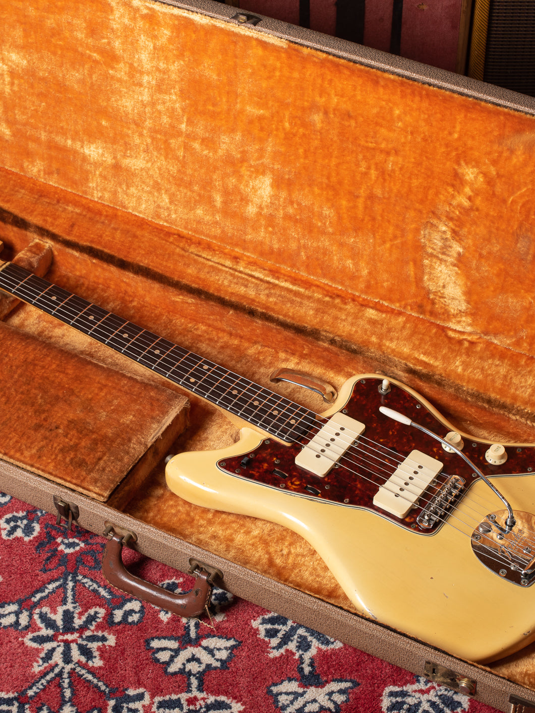 1961 Fender Jazzmaster Blond in original case with orange lining