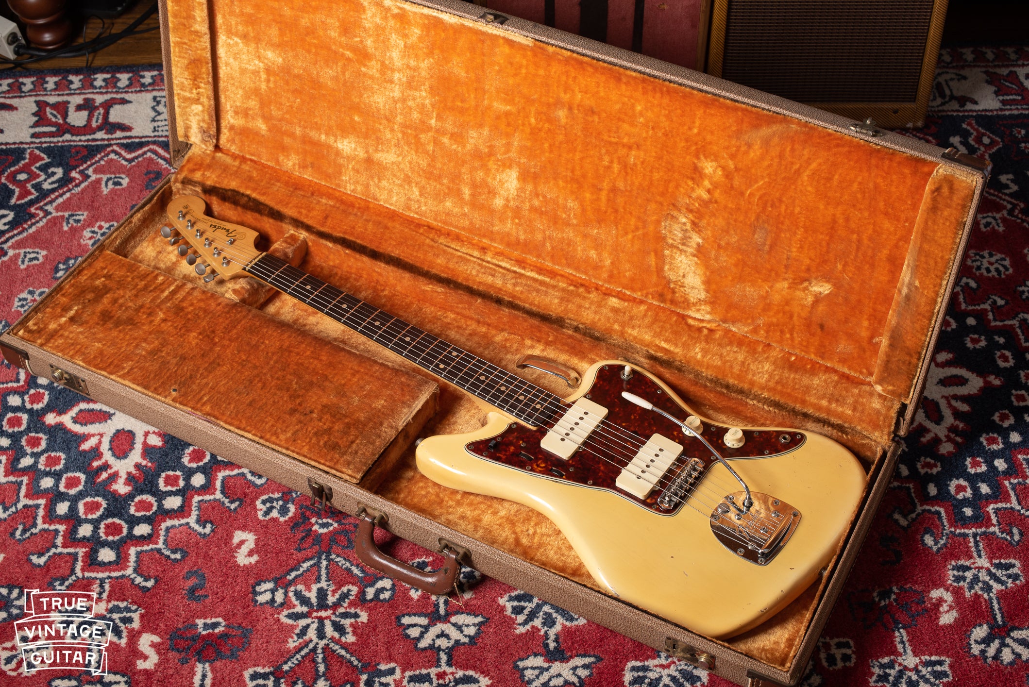 1961 Fender Jazzmaster Blond in original case with orange lining