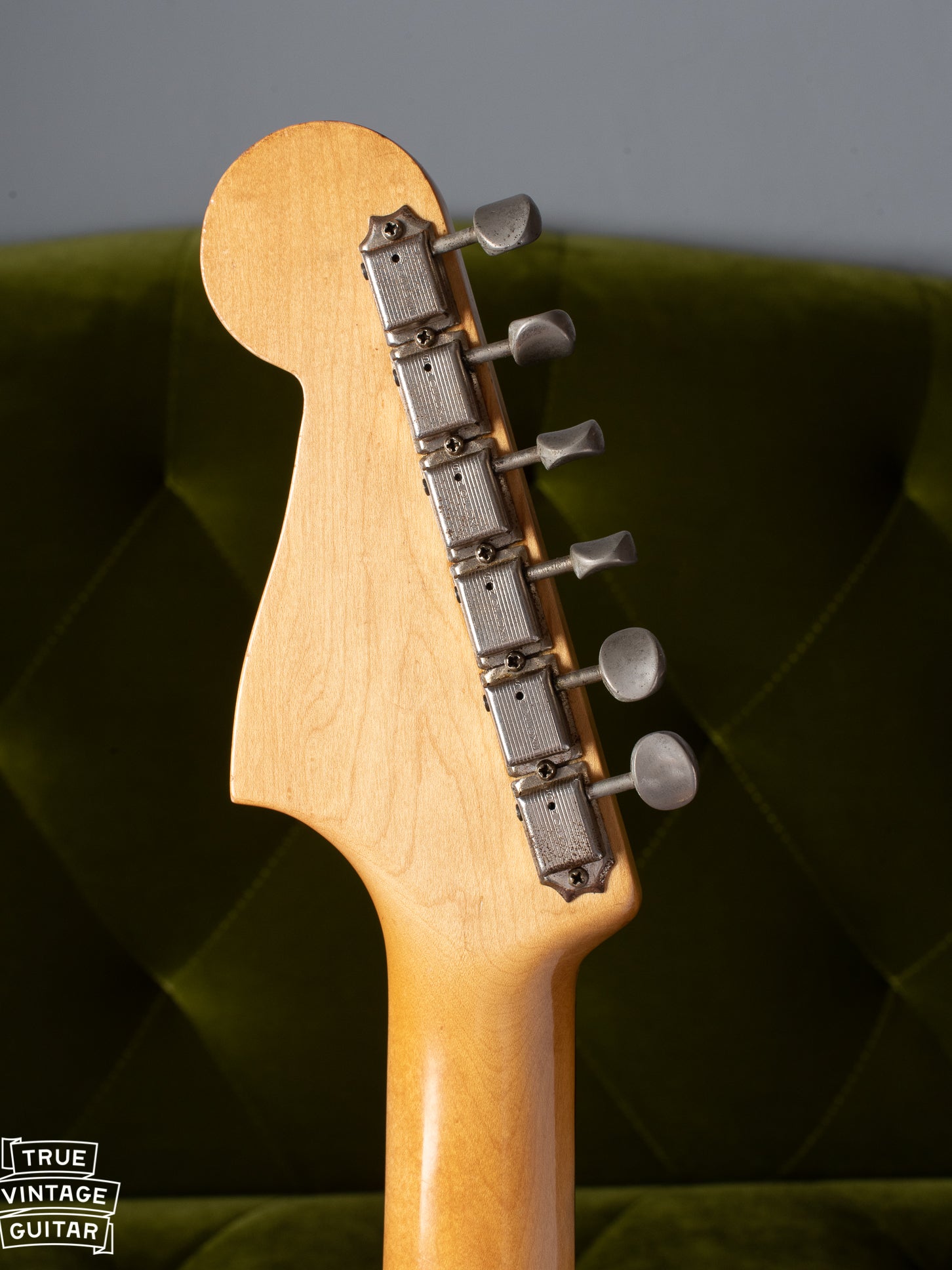 Back of neck of Fender Jazzmaster 1961