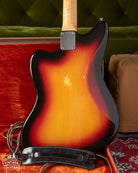 Back of body of 1963 Fender Jazzmaster guitar