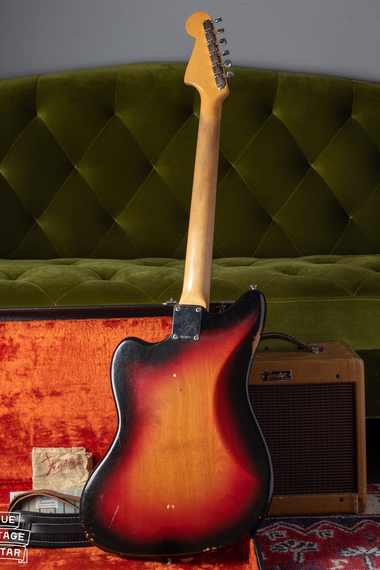 Back of 1964 Fender Jazzmaster