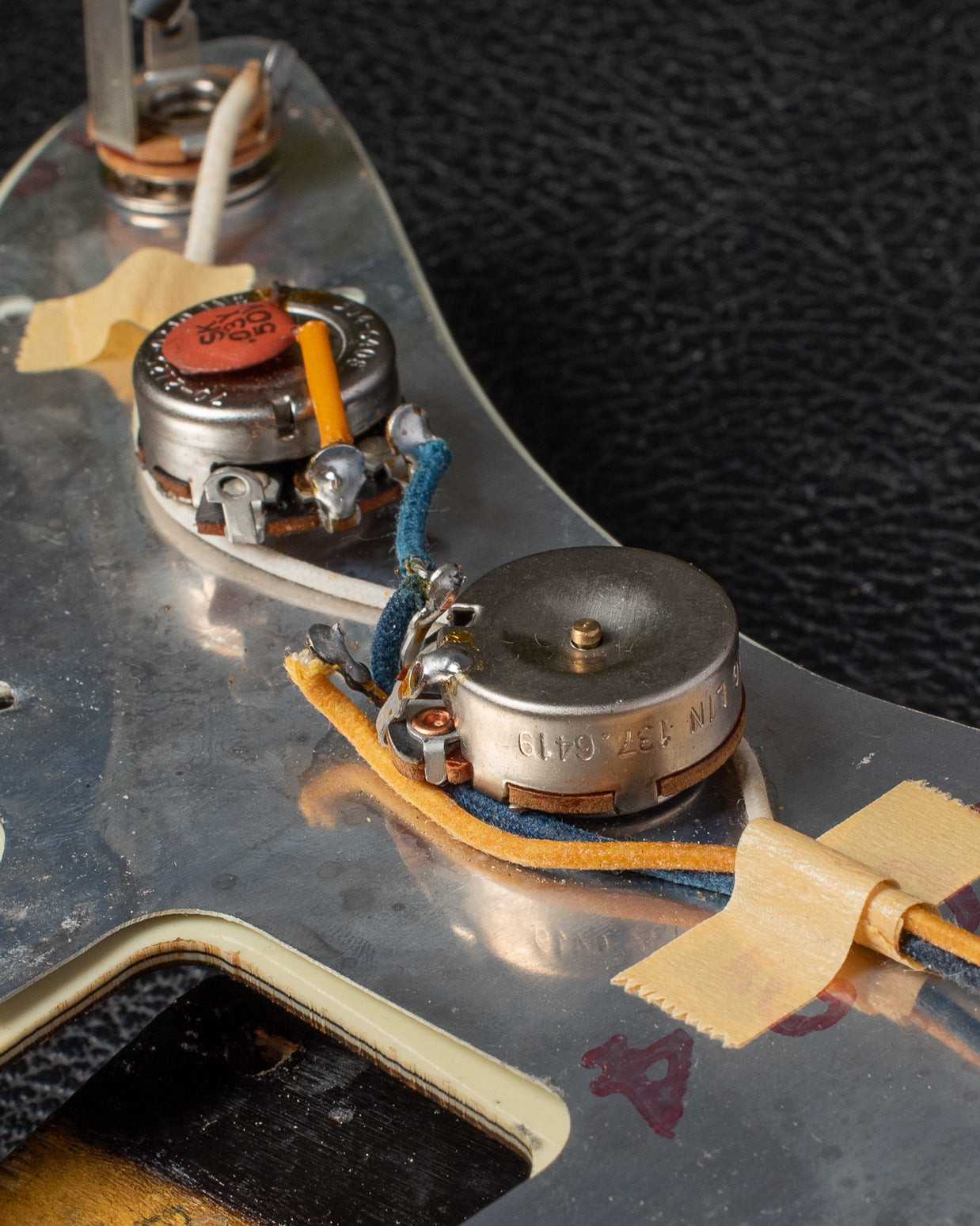 Potentiometer code CTS on 1964 Fender Jazzmaster