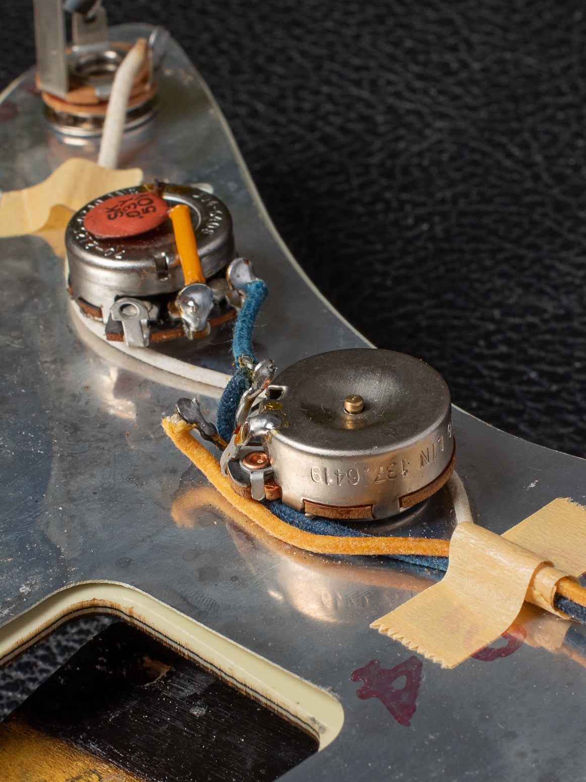 Potentiometer code CTS on 1964 Fender Jazzmaster
