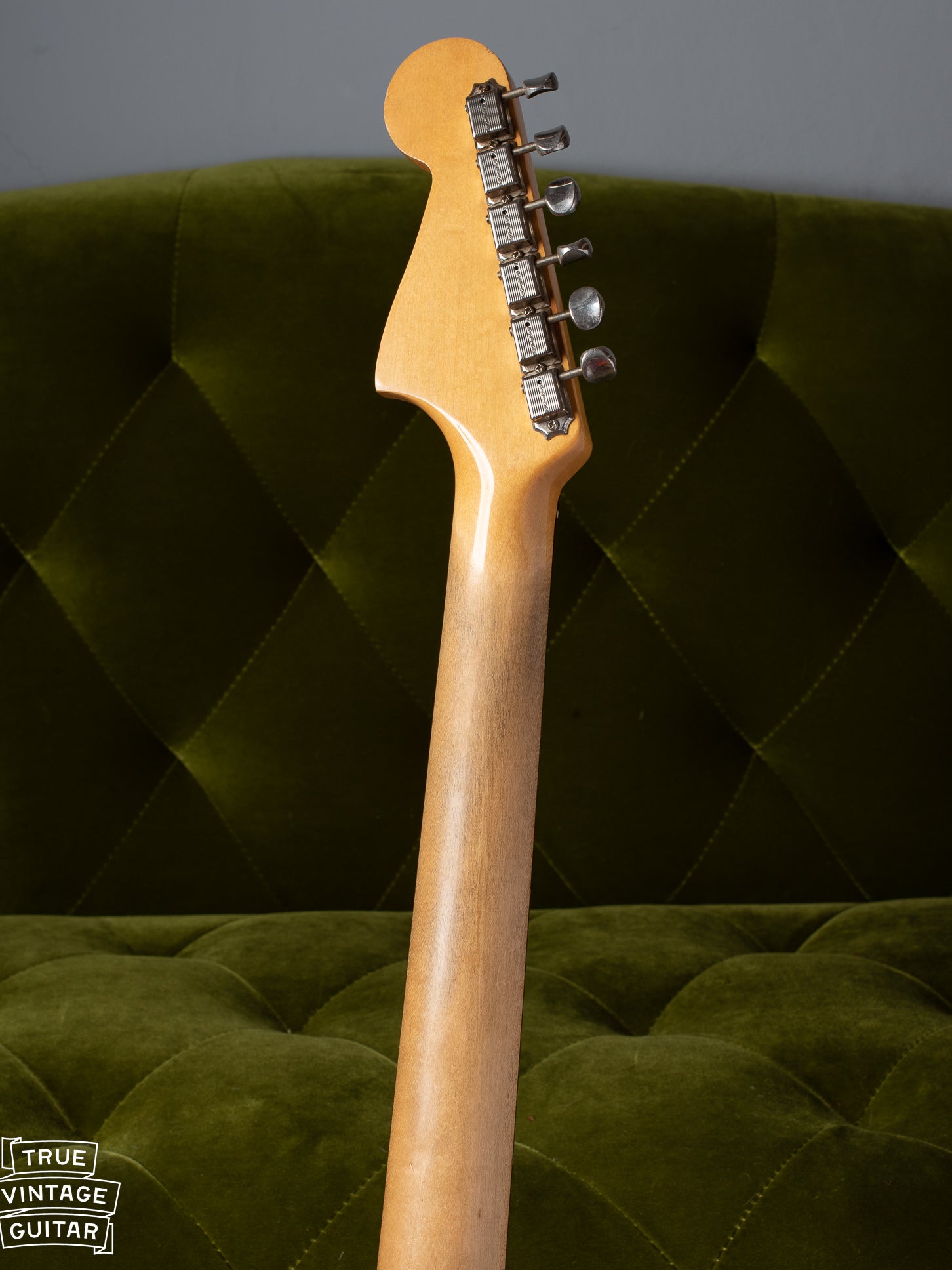 Back of neck with wear on 1964 Fender Jazzmaster