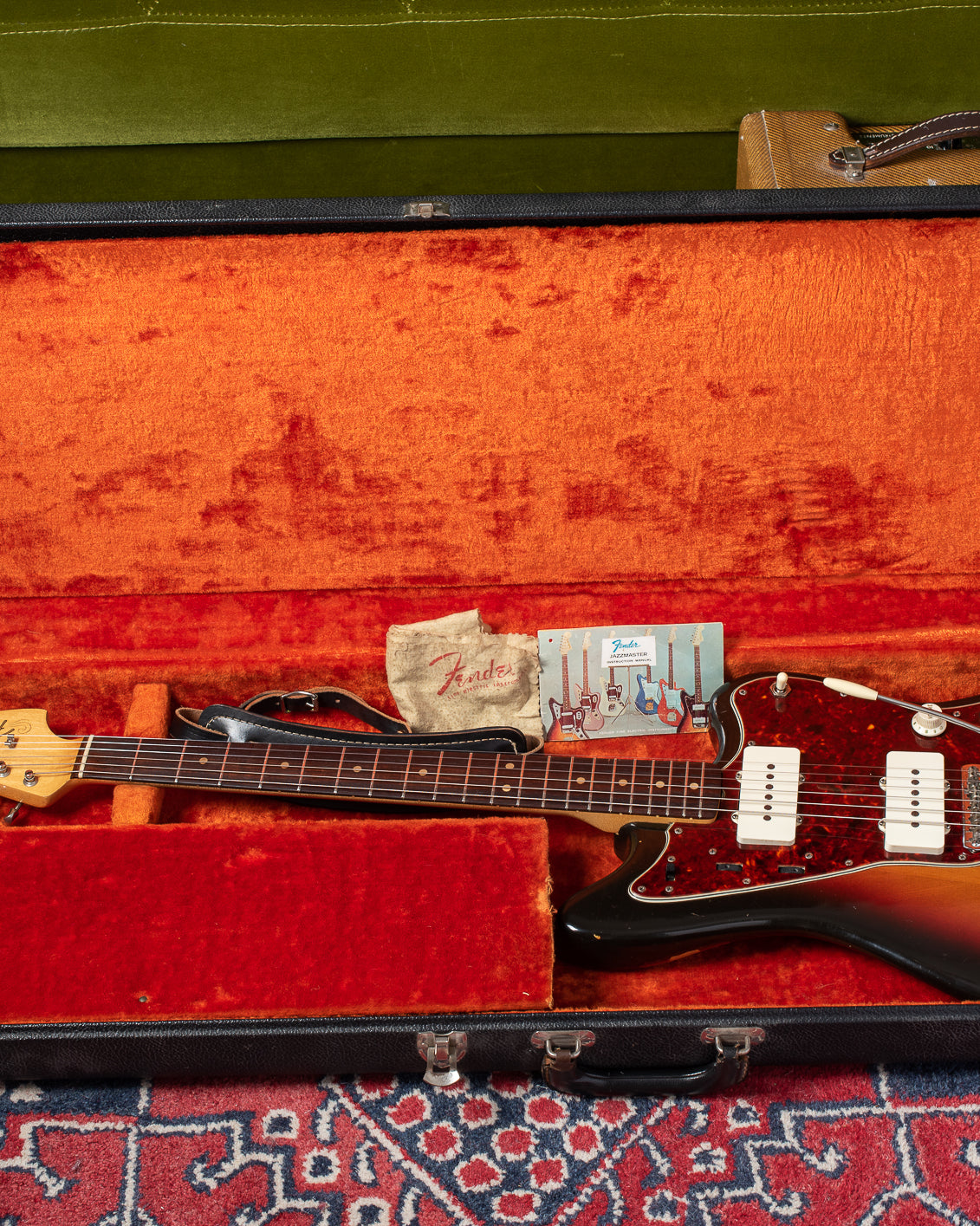 1964 Fender Jazzmaster guitar in original case