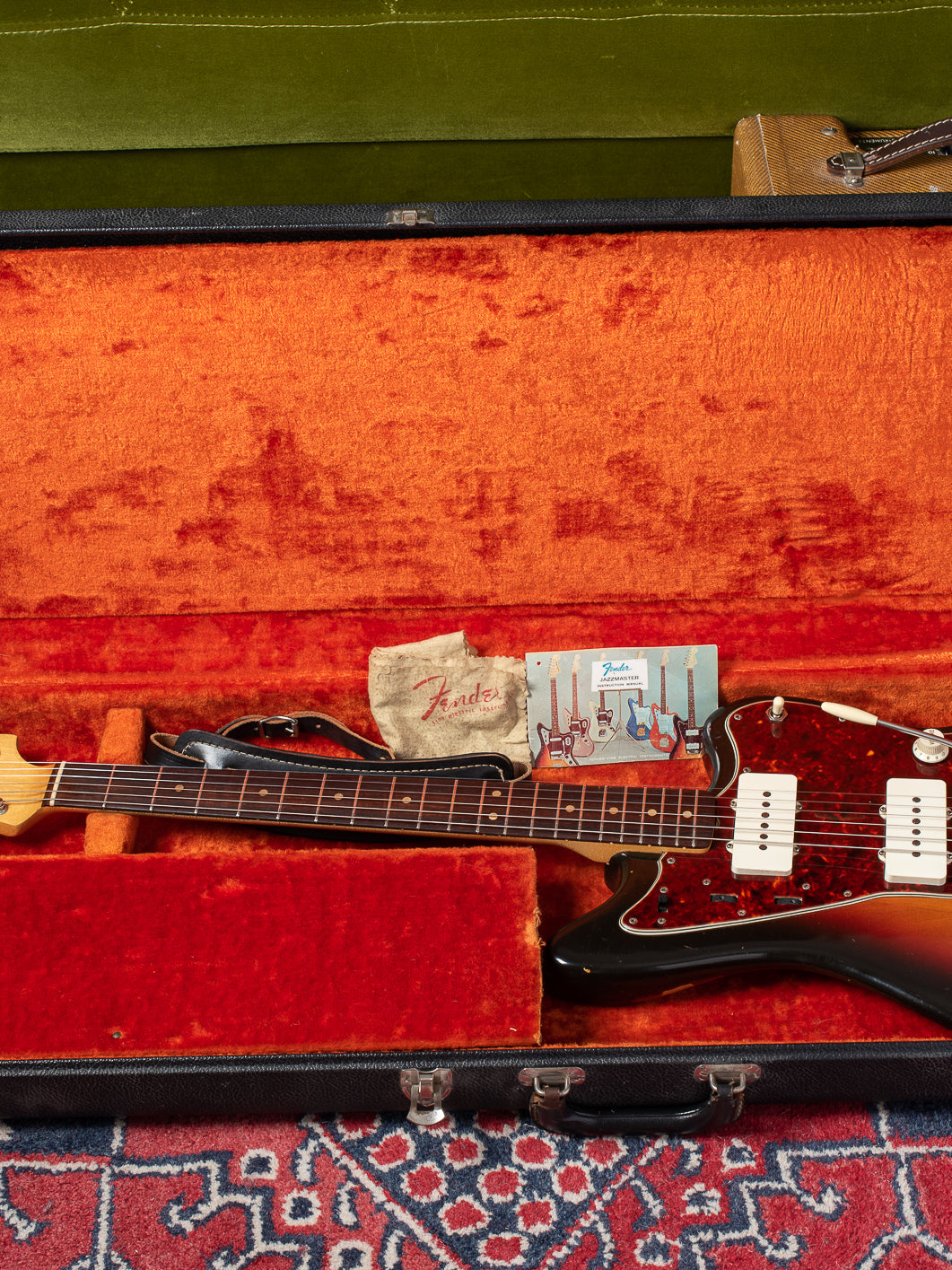 1964 Fender Jazzmaster guitar in original case