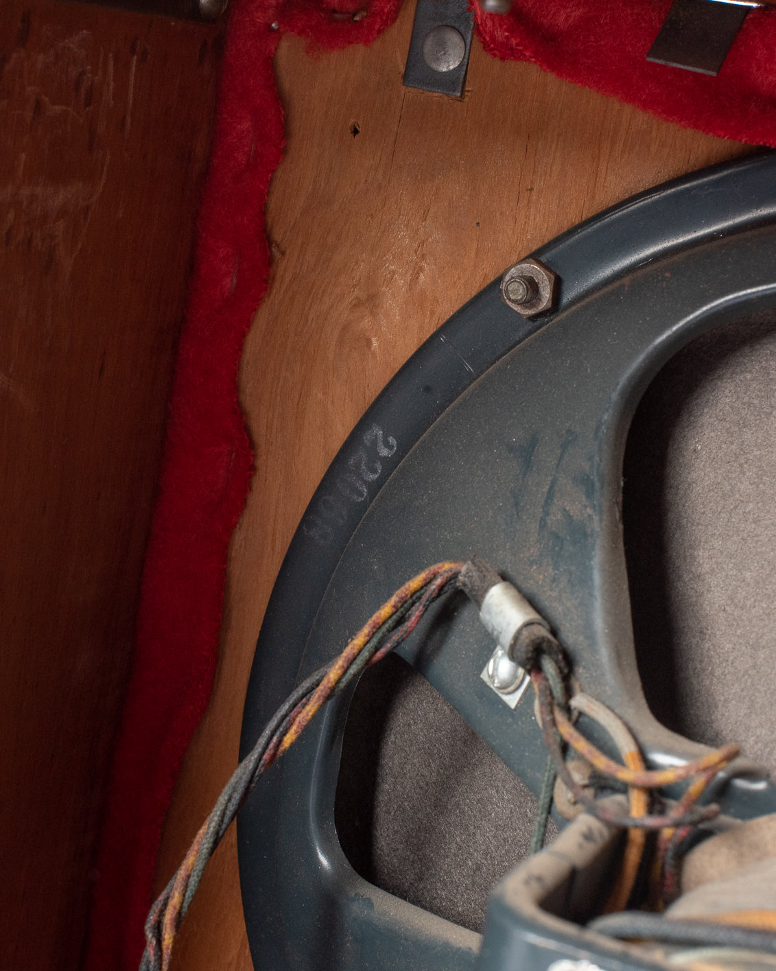 Fender woody amp date code Jensen speaker