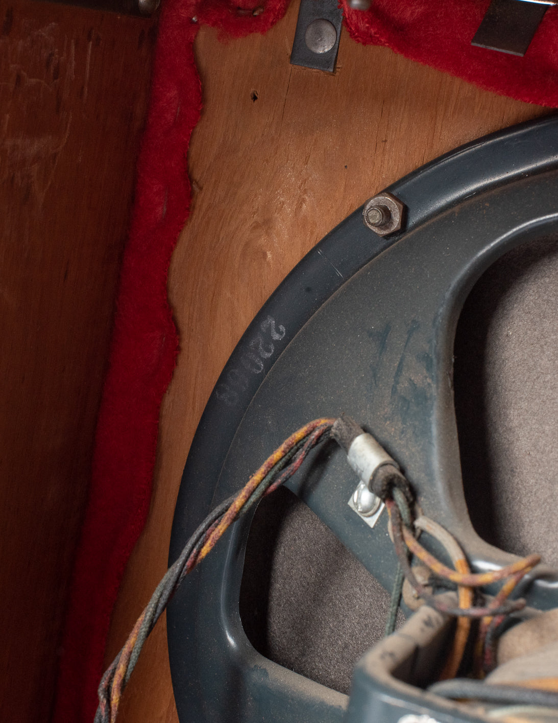 Fender woody amp date code Jensen speaker