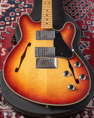 Fender Starcaster Gene Fields prototype guitar with no master volume knob.