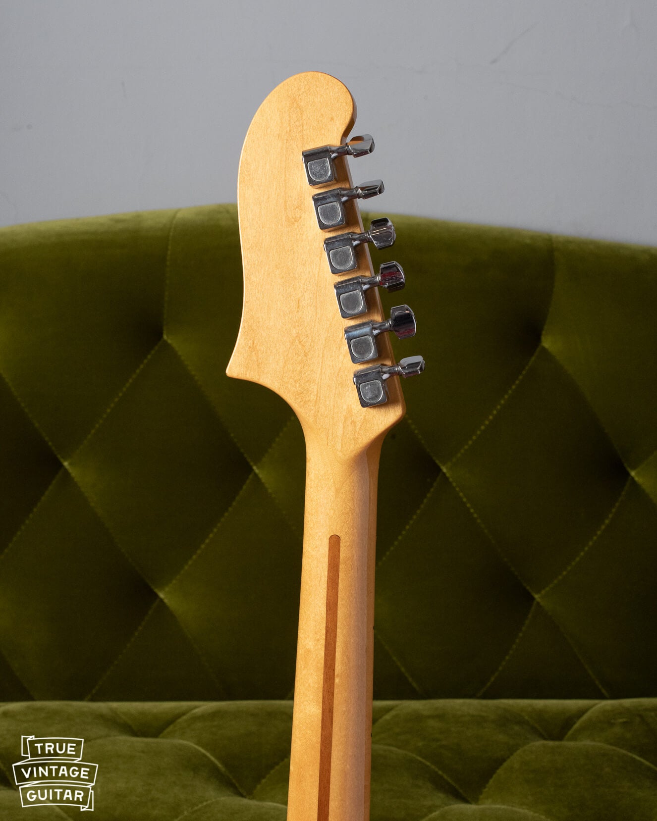 Back of neck of Fender Starcaster Prototype 1970s