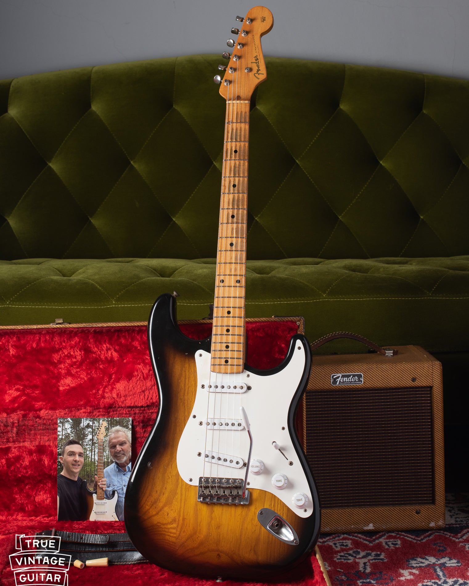 Fender Stratocaster 1954 guitar Maple neck