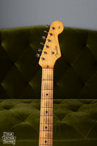 Maple neck with fretboard wear of Fender Stratocaster 1954