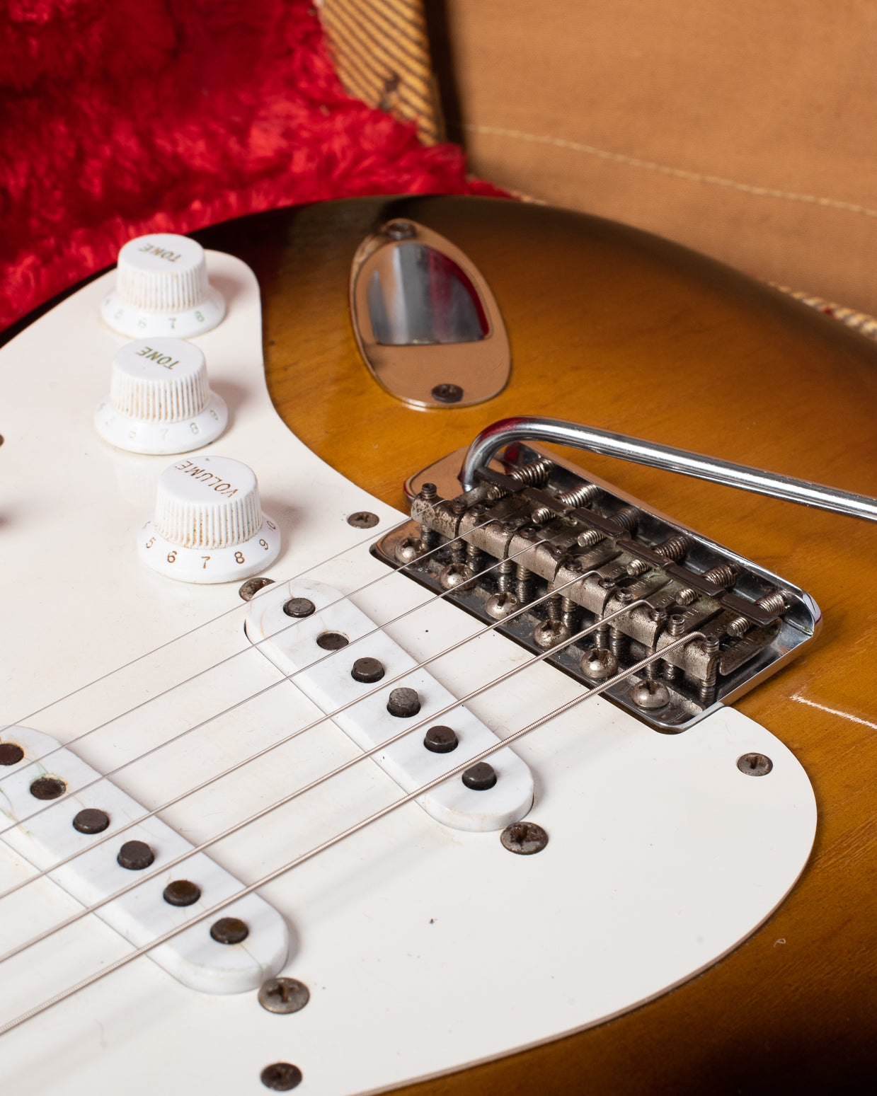 1954 Fender Stratocaster saddles