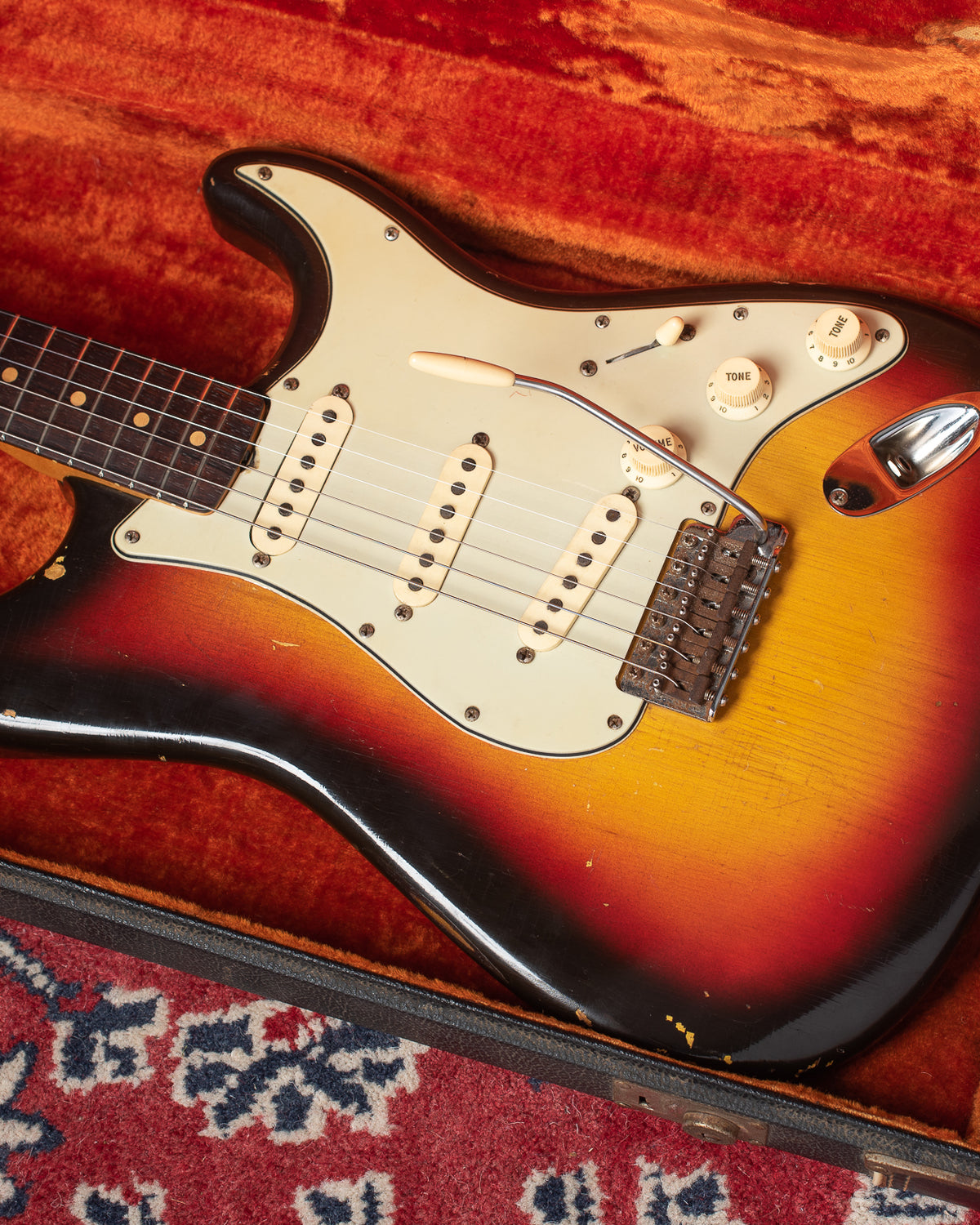 1963 Fender Stratocaster body in case