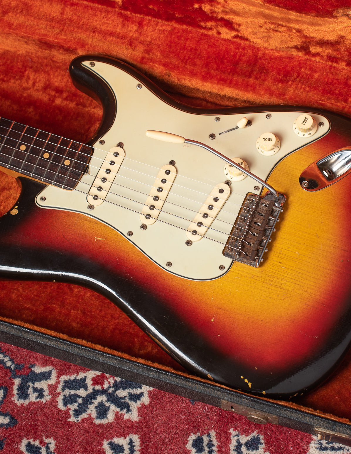 1963 Fender Stratocaster body in case