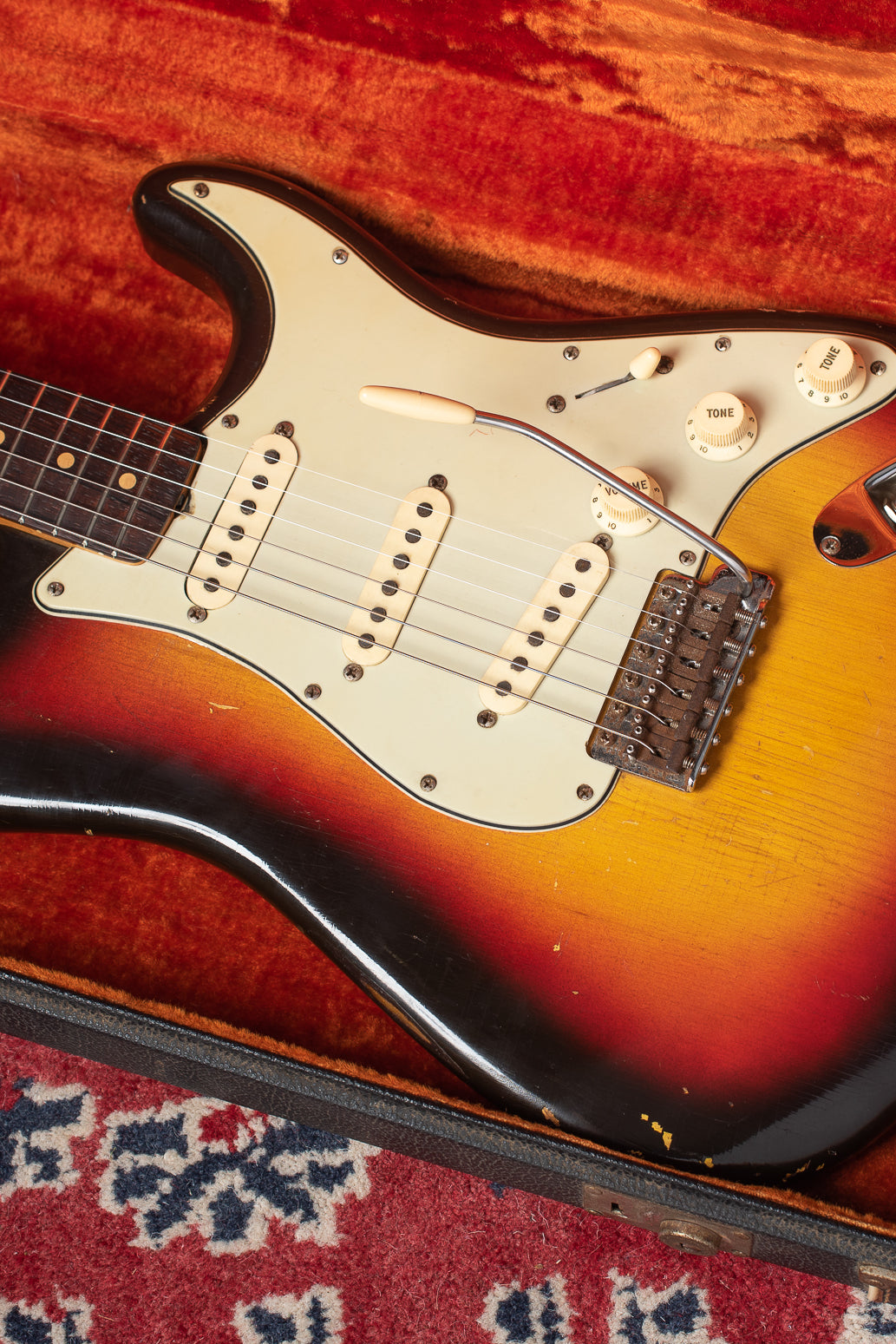 1963 Fender Stratocaster body in case