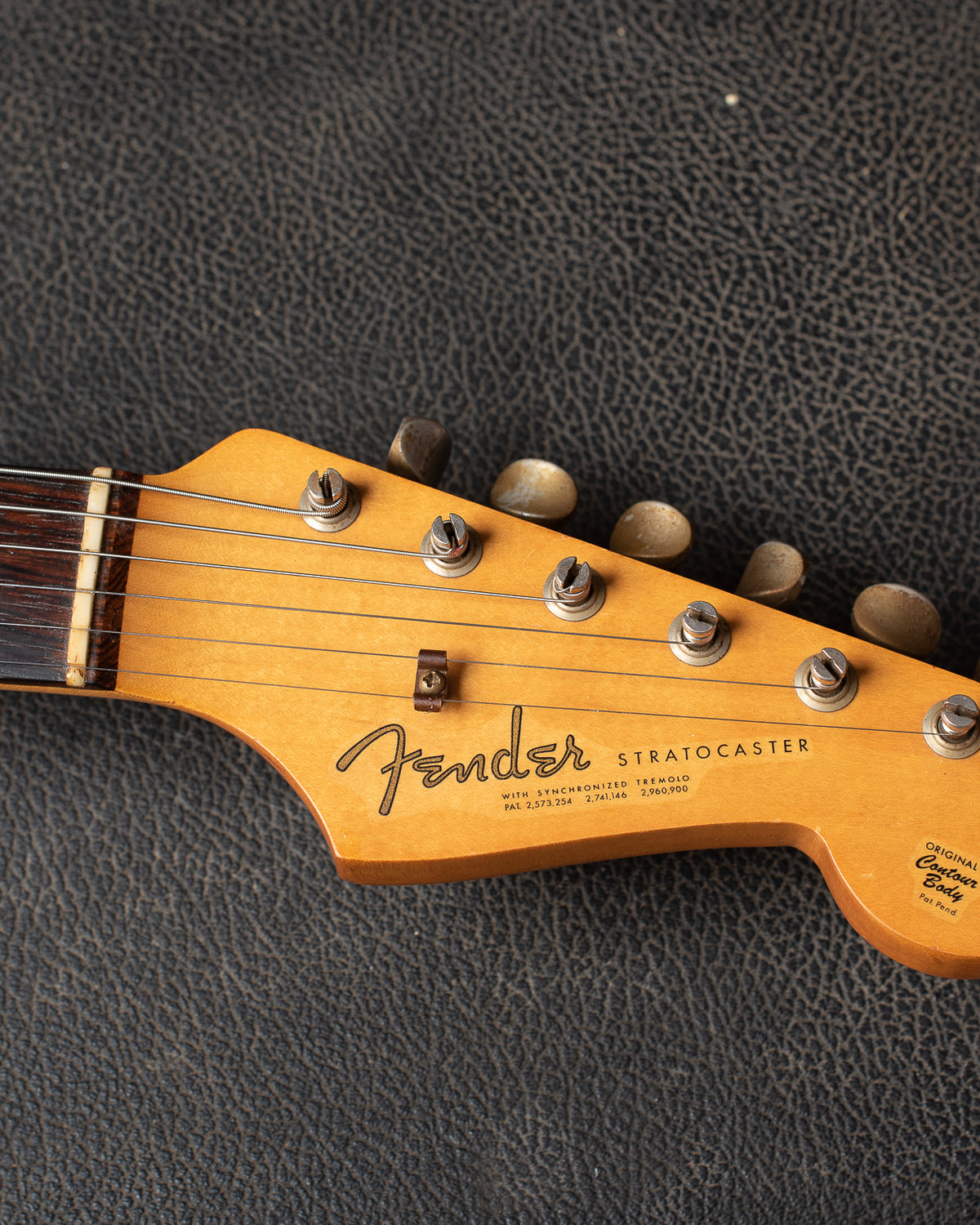 Fender headstock 1963 Stratocaster
